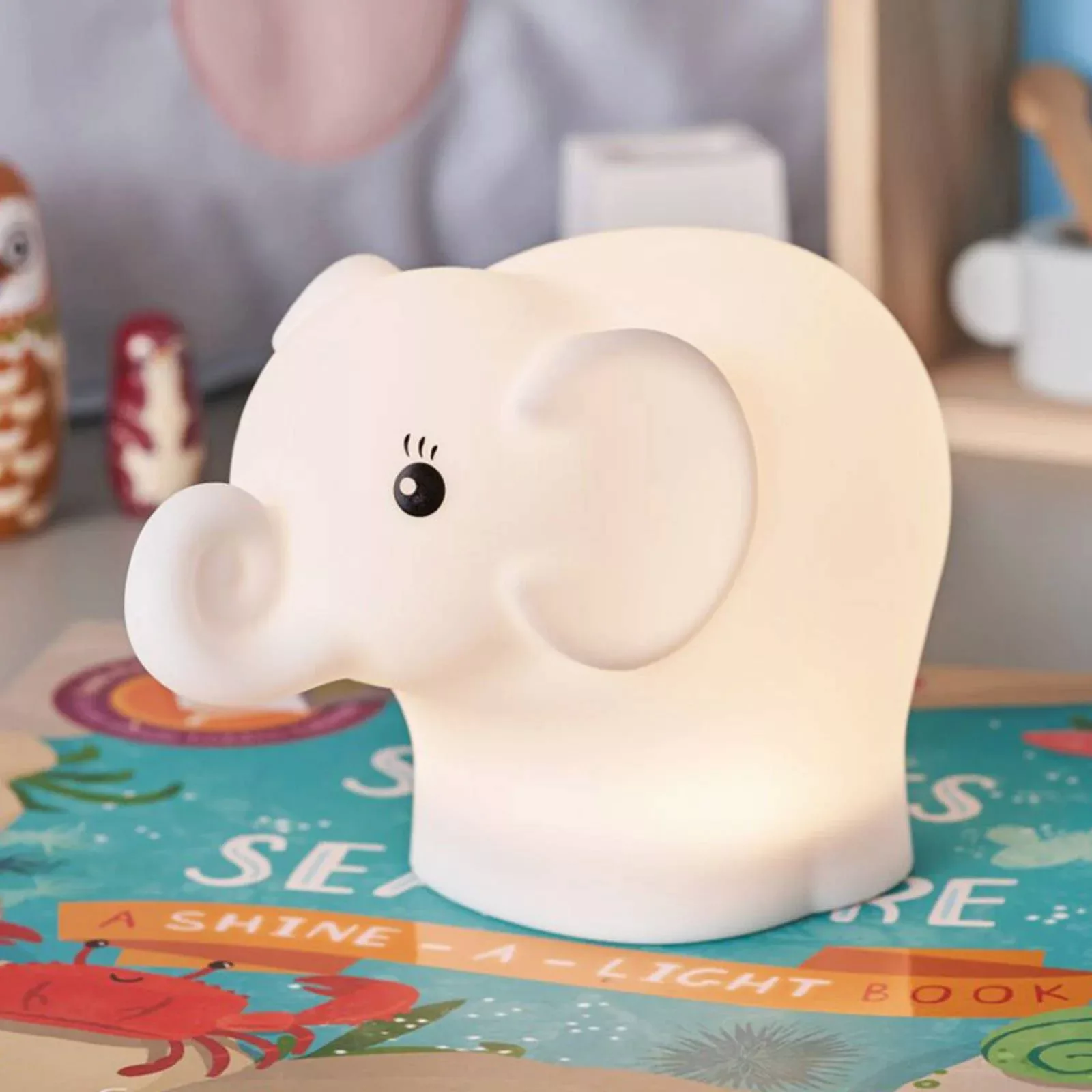 Pauleen Night Elephant LED-Nachtlicht, USB, RGBW günstig online kaufen