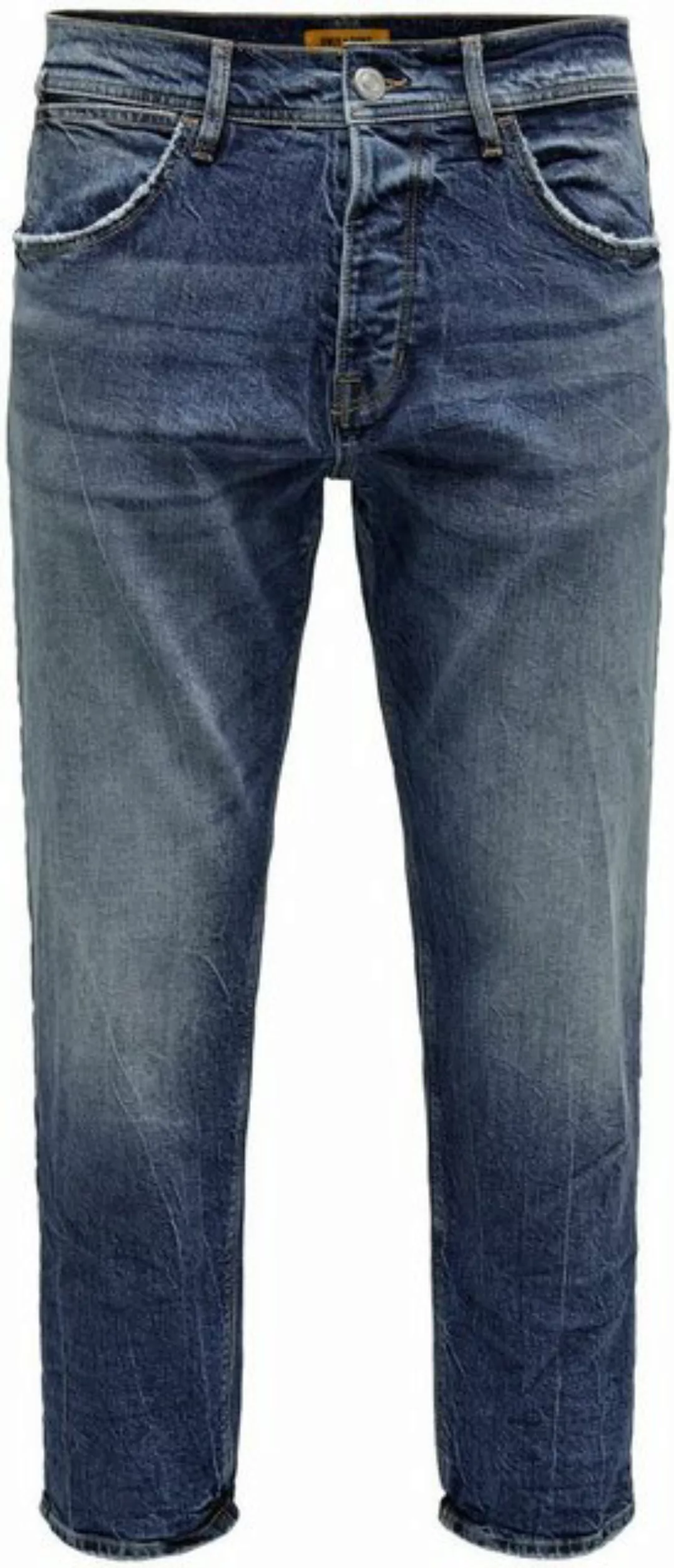 Only & Sons Herren Jeans ONSAVI COMFORT 4935 - Relaxed Fit - Blau - Dark Me günstig online kaufen