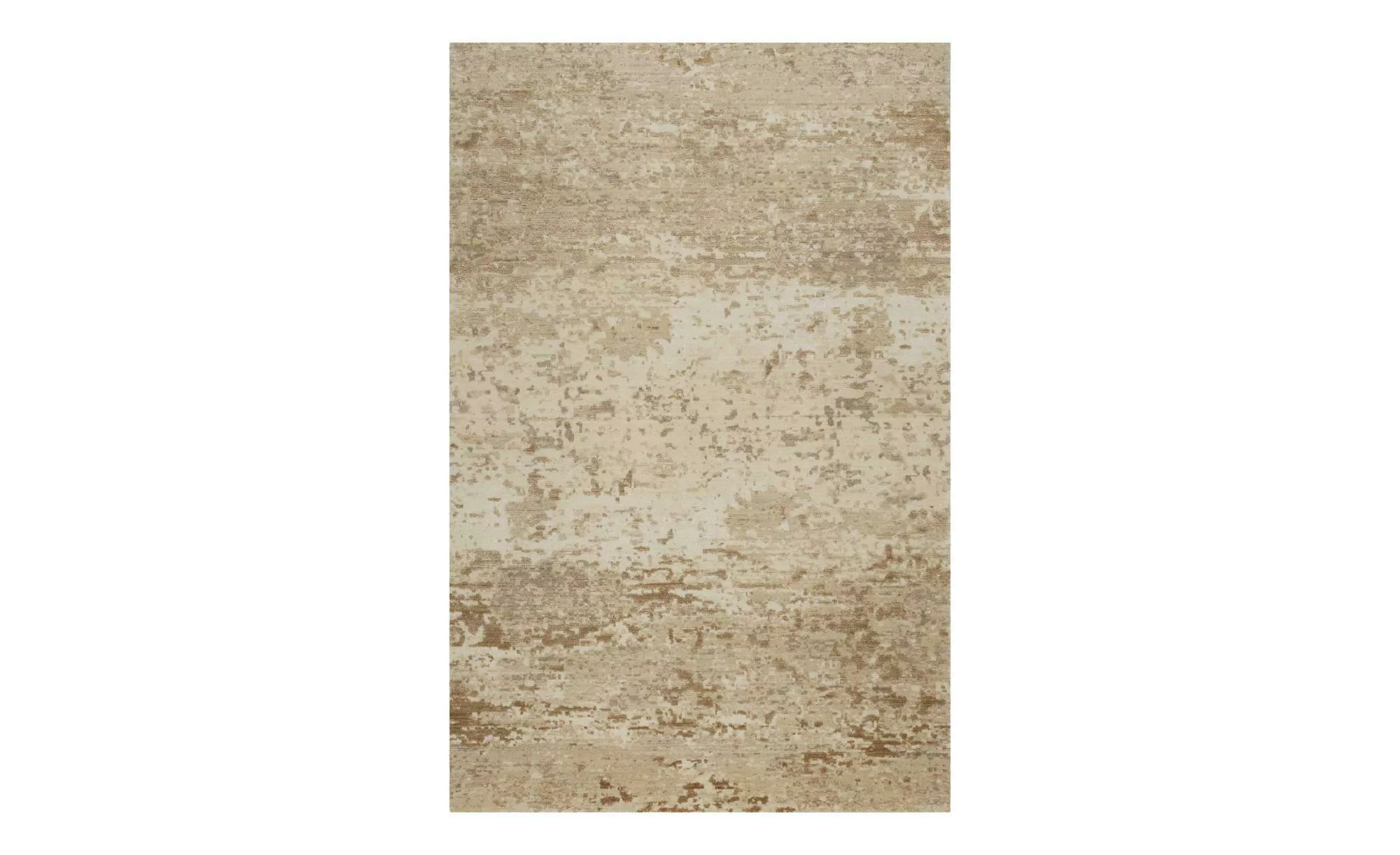 Esprit Kurzflorteppich ¦ beige ¦ Wolle ¦ Maße (cm): B: 50 H: 0,6 Teppiche > günstig online kaufen