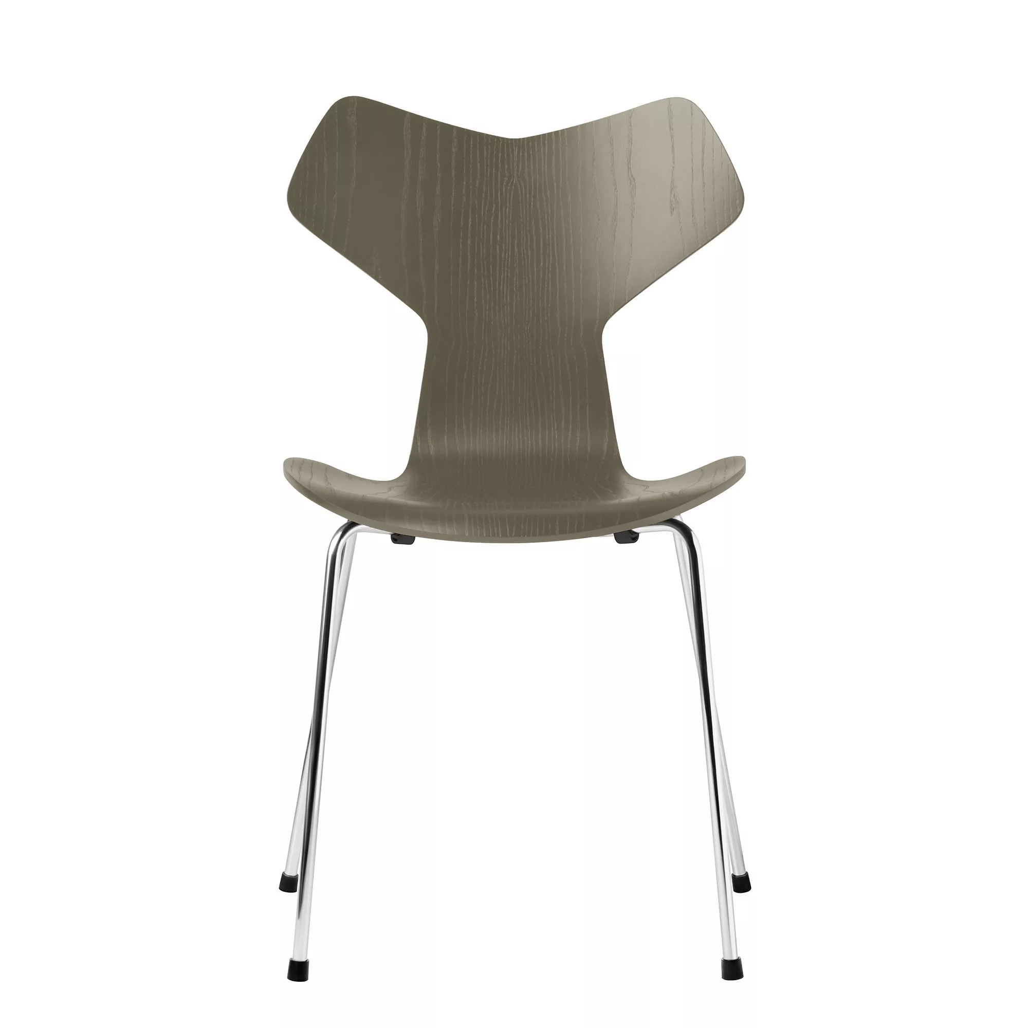 Fritz Hansen - Grand Prix™ Stuhl gefärbte Esche - olivgrün/Sitzfläche gefär günstig online kaufen