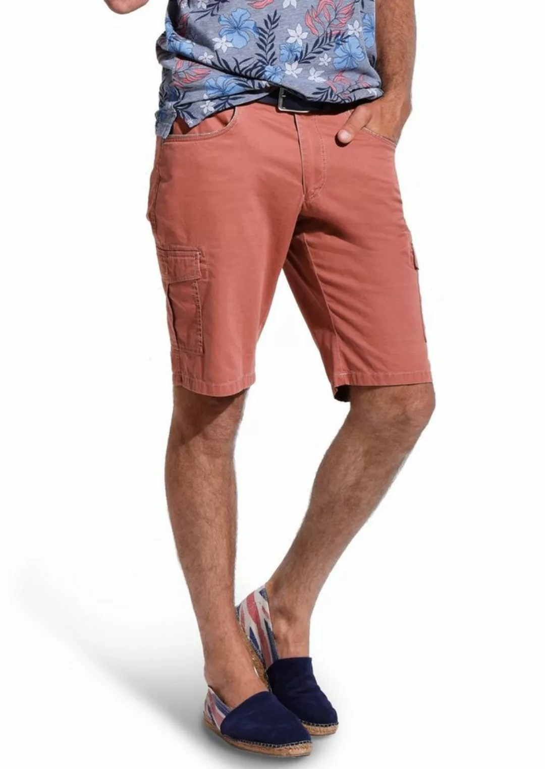 aubi: Stoffhose aubi Perfect Fit Herren Shorts Paisley High Flex Modell 616 günstig online kaufen