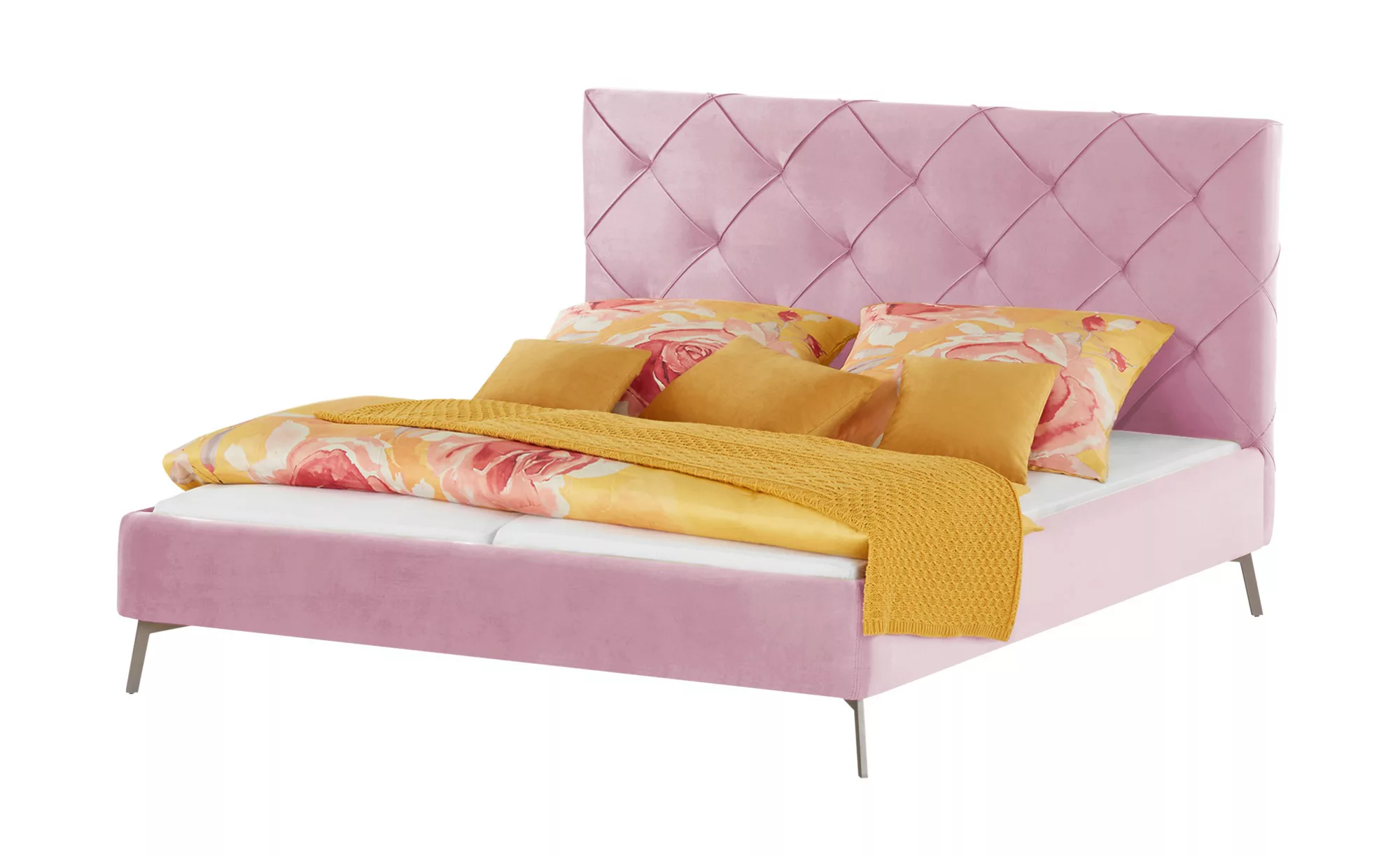 pop Polsterbettgestell  Sixty - rosa/pink - 174 cm - 122 cm - Betten > Dopp günstig online kaufen