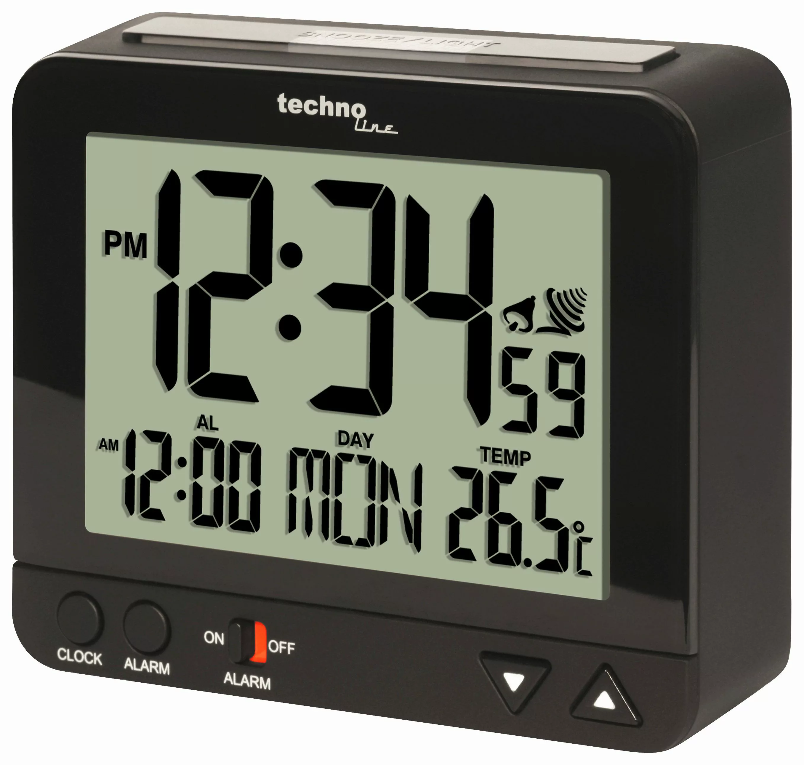 technoline Funkwecker WT 195 mit Nachtlicht-Funktion günstig online kaufen