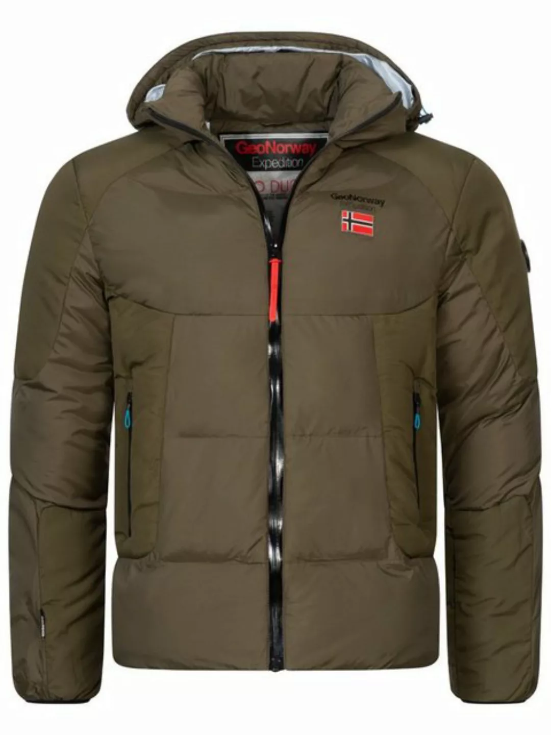 Geo Norway Winterjacke Herren Winterjacke Steppjacke mit Kapuze h-362 günstig online kaufen