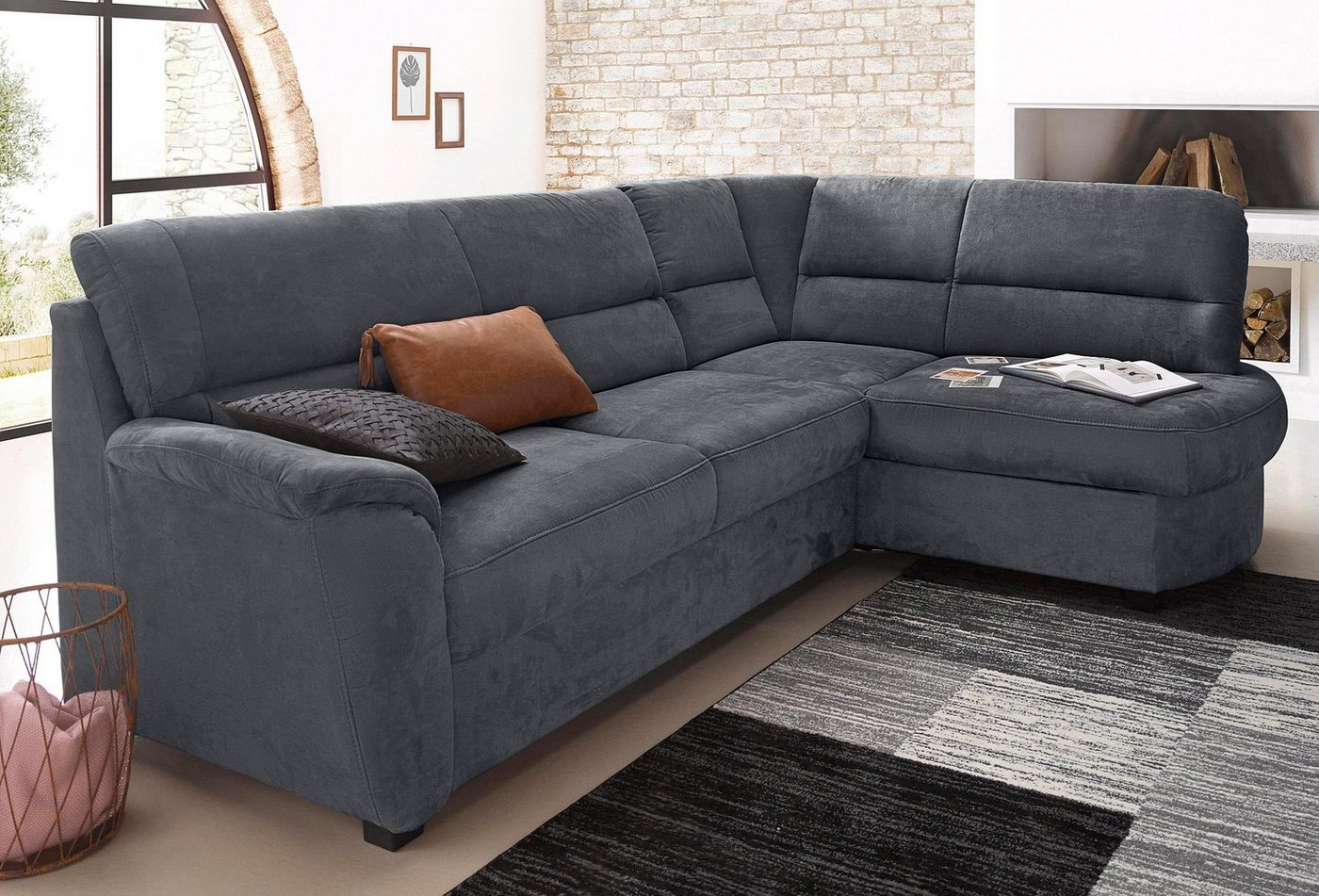 sit&more Ecksofa "Pandora L-Form", wahlweise mit Bettfunktion und Bettkaste günstig online kaufen