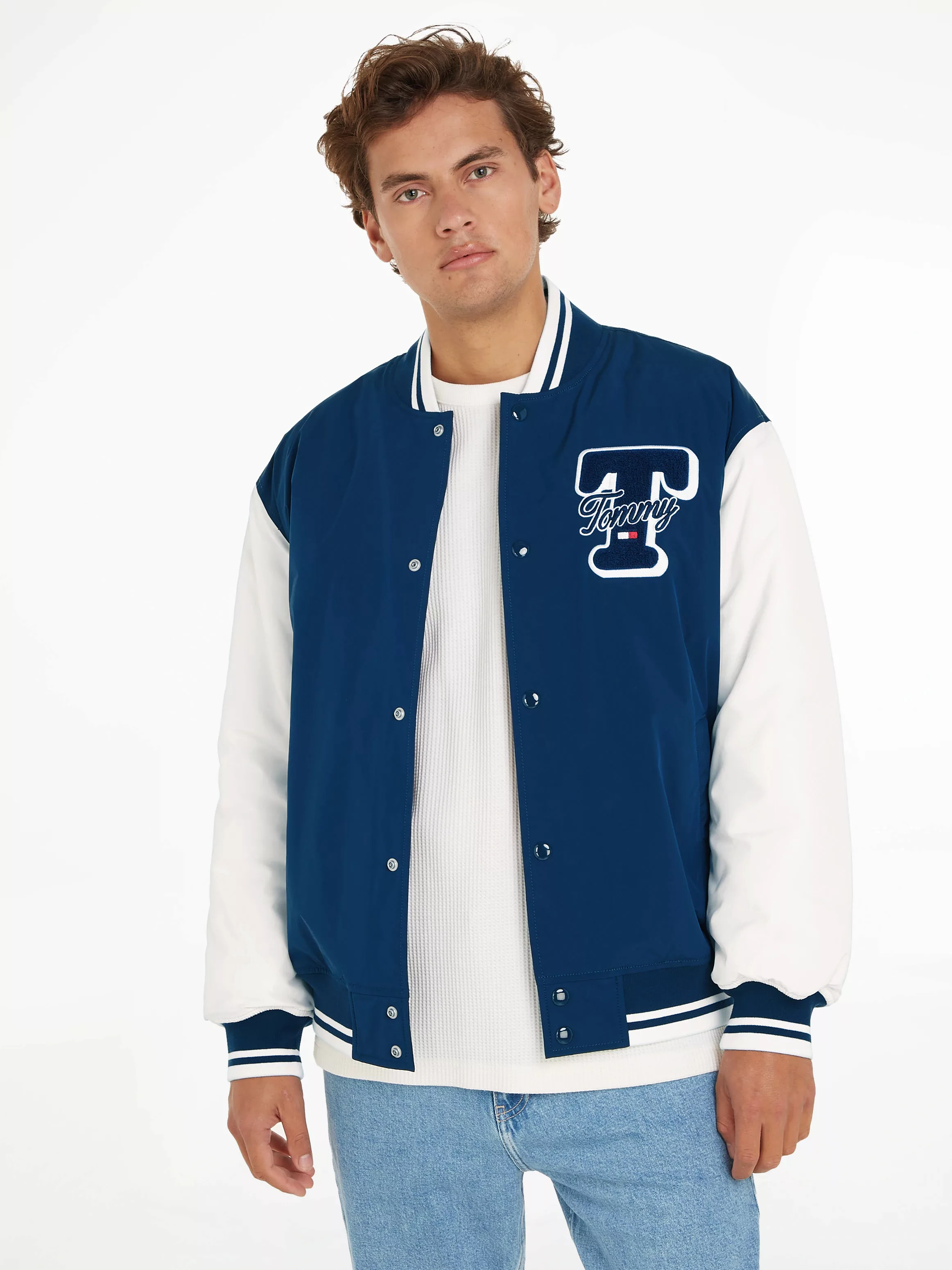 Tommy Jeans Collegejacke "TJM COLORBLOCK VARSITY JACKET" günstig online kaufen