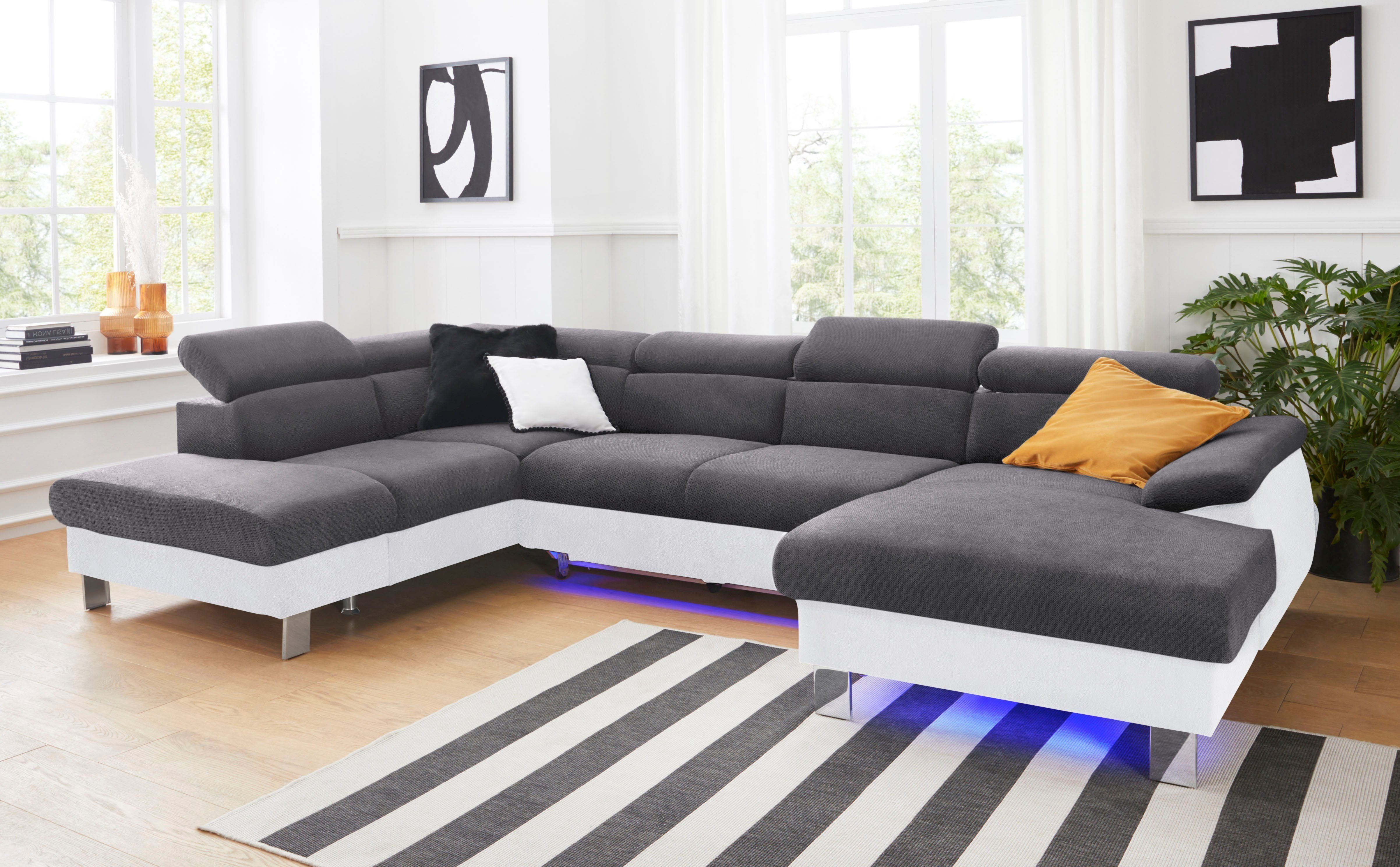 COTTA Polstergarnitur Komaris U-Form, (Set), Set günstig online kaufen