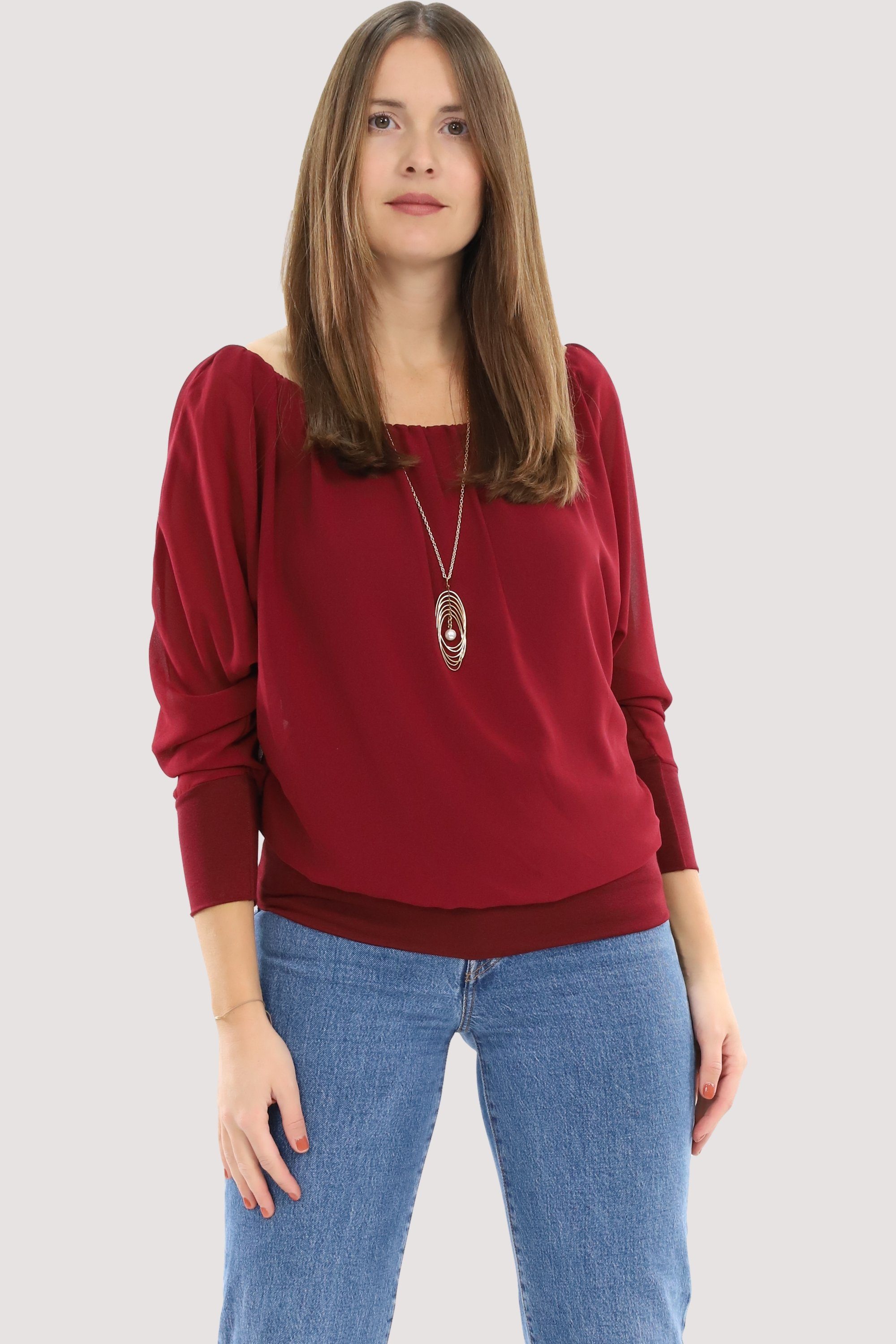 malito more than fashion Chiffonbluse 1133 günstig online kaufen