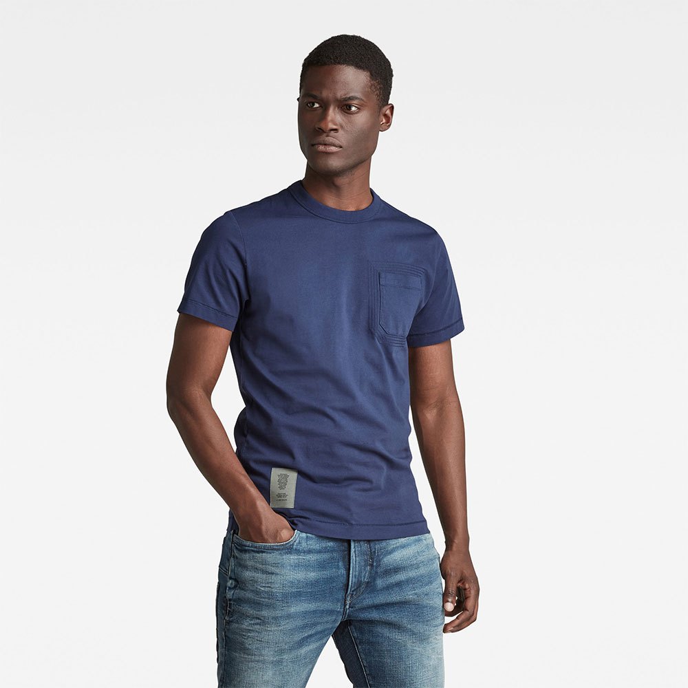 G-star Stitch Detail Pocket Kurzarm Rundhalsausschnitt T-shirt S Warm Sarth günstig online kaufen
