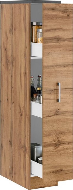 KOCHSTATION Apothekerschrank KS-Colmar 30 cm breit, 165 cm hoch, mit 3 Abla günstig online kaufen