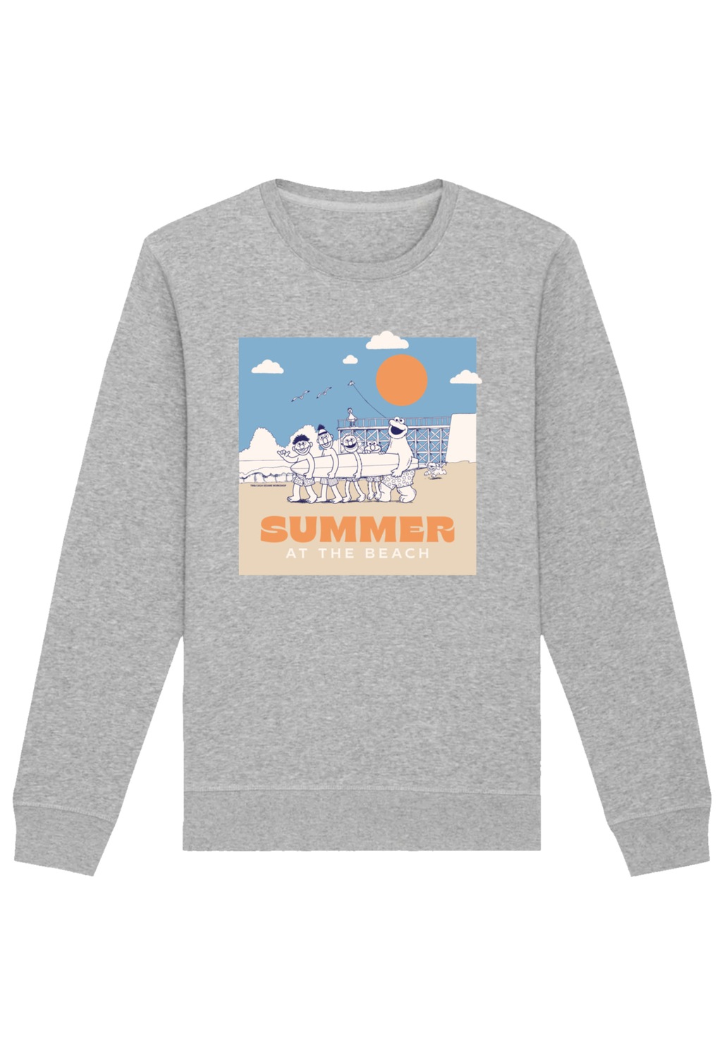 F4NT4STIC Sweatshirt "Sesamstraße Summer at the Beach", Premium Qualität,No günstig online kaufen