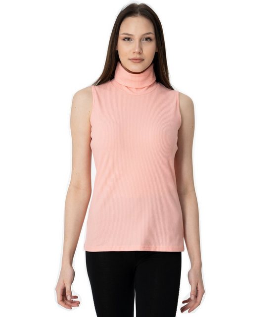 Mellice Rollkragenshirt Damen Ärmellos Shirt mit Rollkragen günstig online kaufen