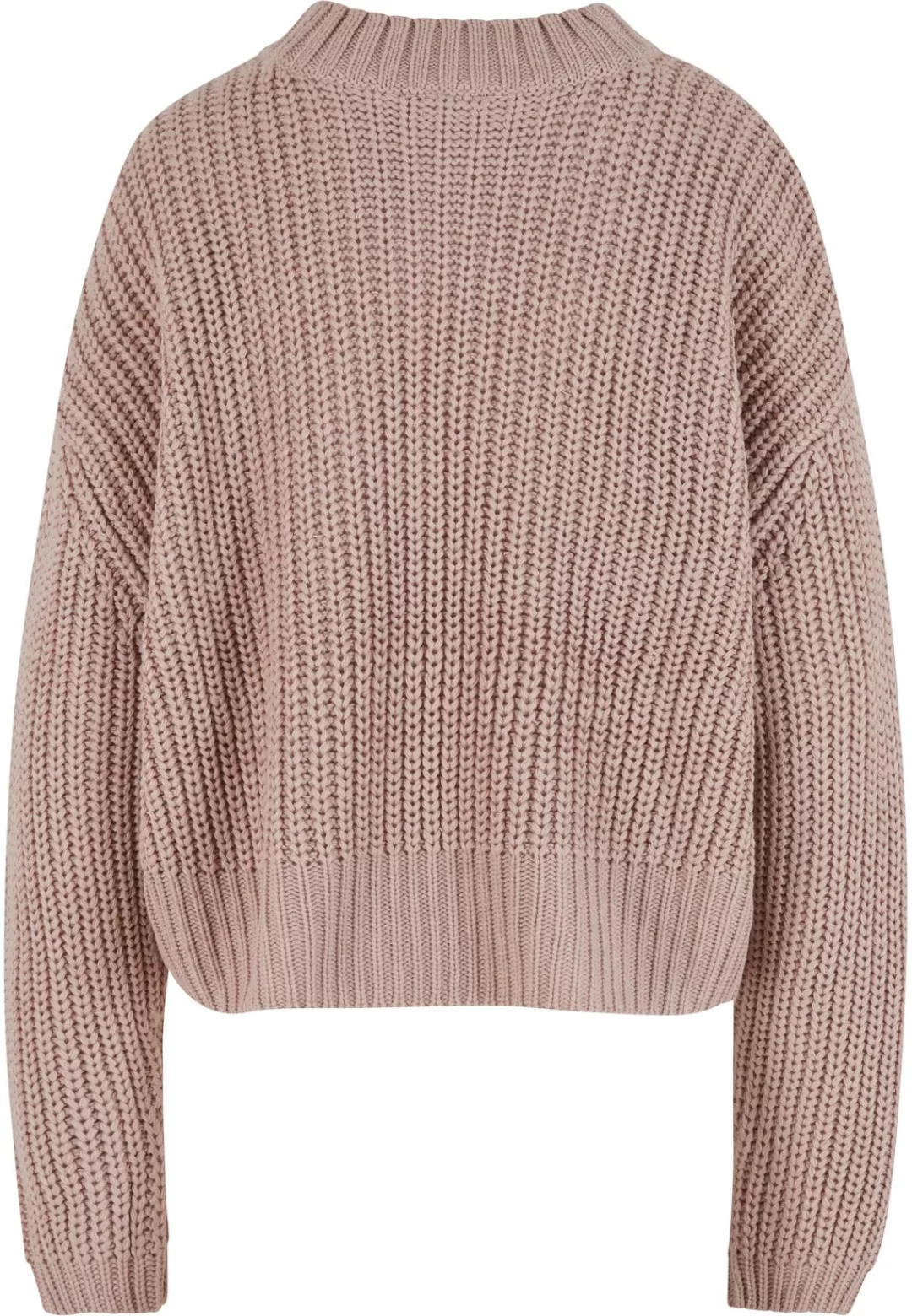 URBAN CLASSICS Rundhalspullover "Urban Classics Ladies Wide Basic Oversized günstig online kaufen