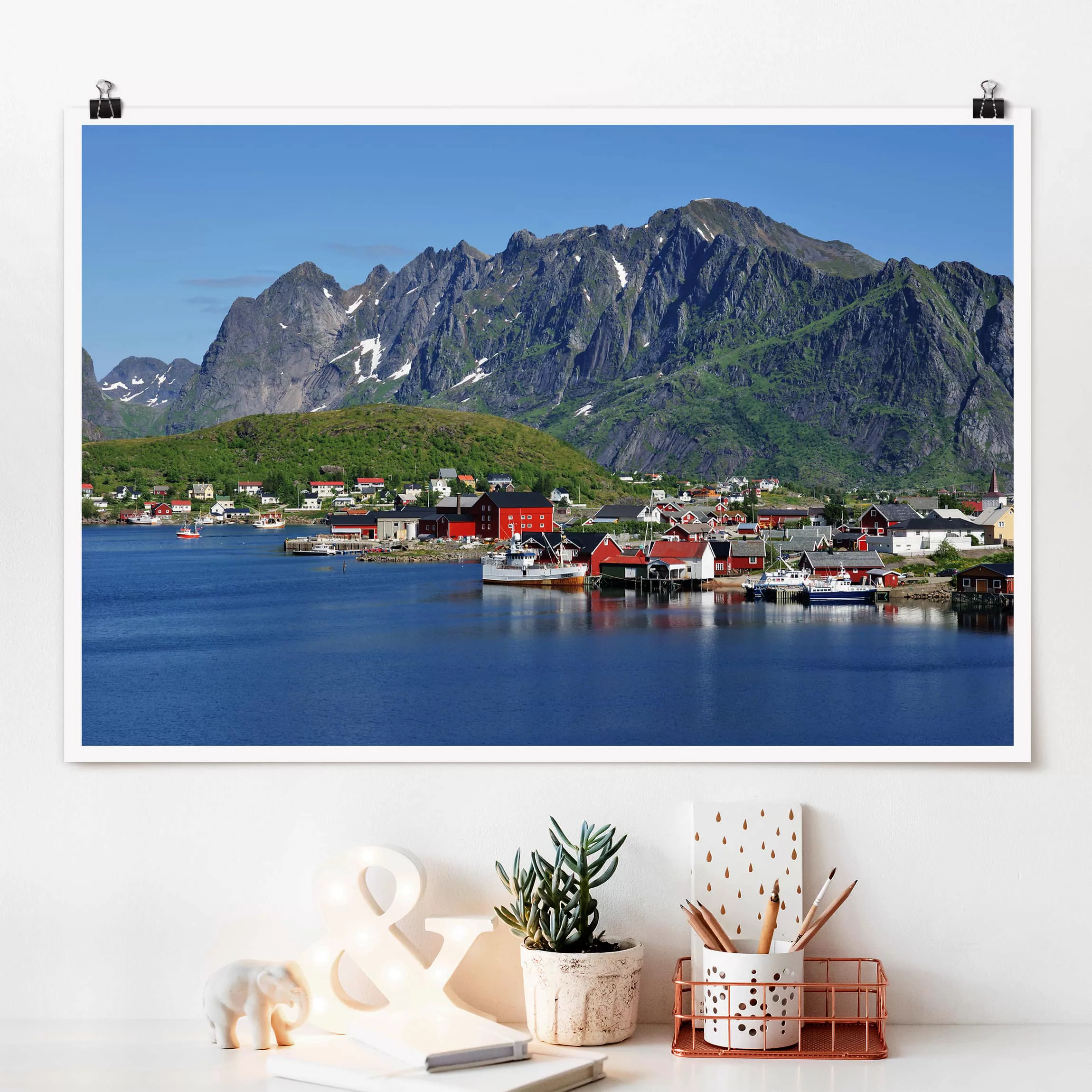Poster Architektur & Skyline - Querformat Finnmark günstig online kaufen