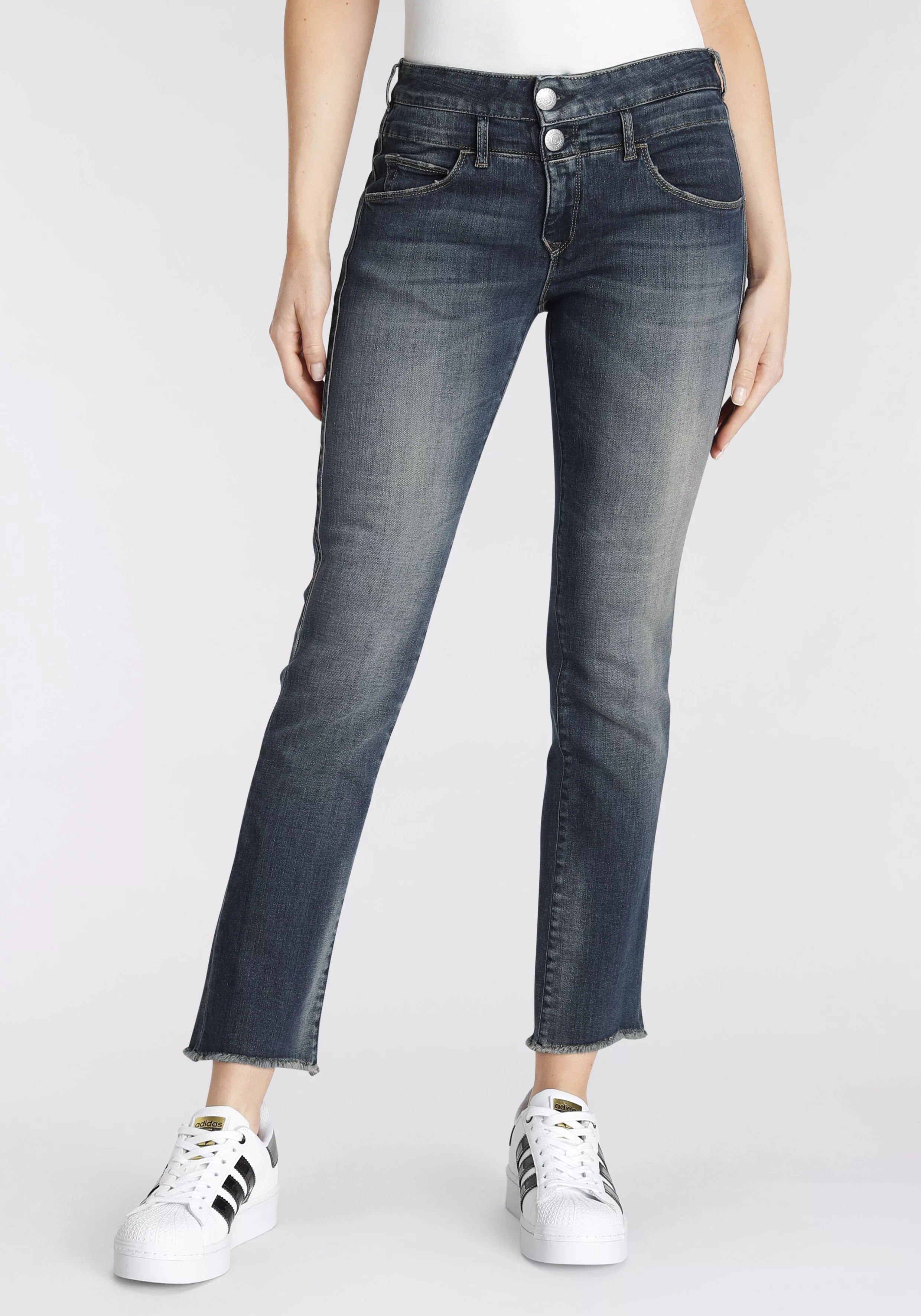 Herrlicher Slim-fit-Jeans "BABY Cropped Denim Powerstretch", in 7/8 Länge günstig online kaufen