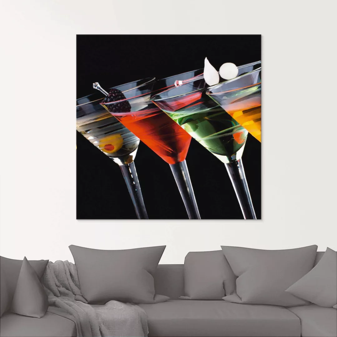 Artland Glasbild »Klassische Martini - Cocktail«, Getränke, (1 St.), in ver günstig online kaufen