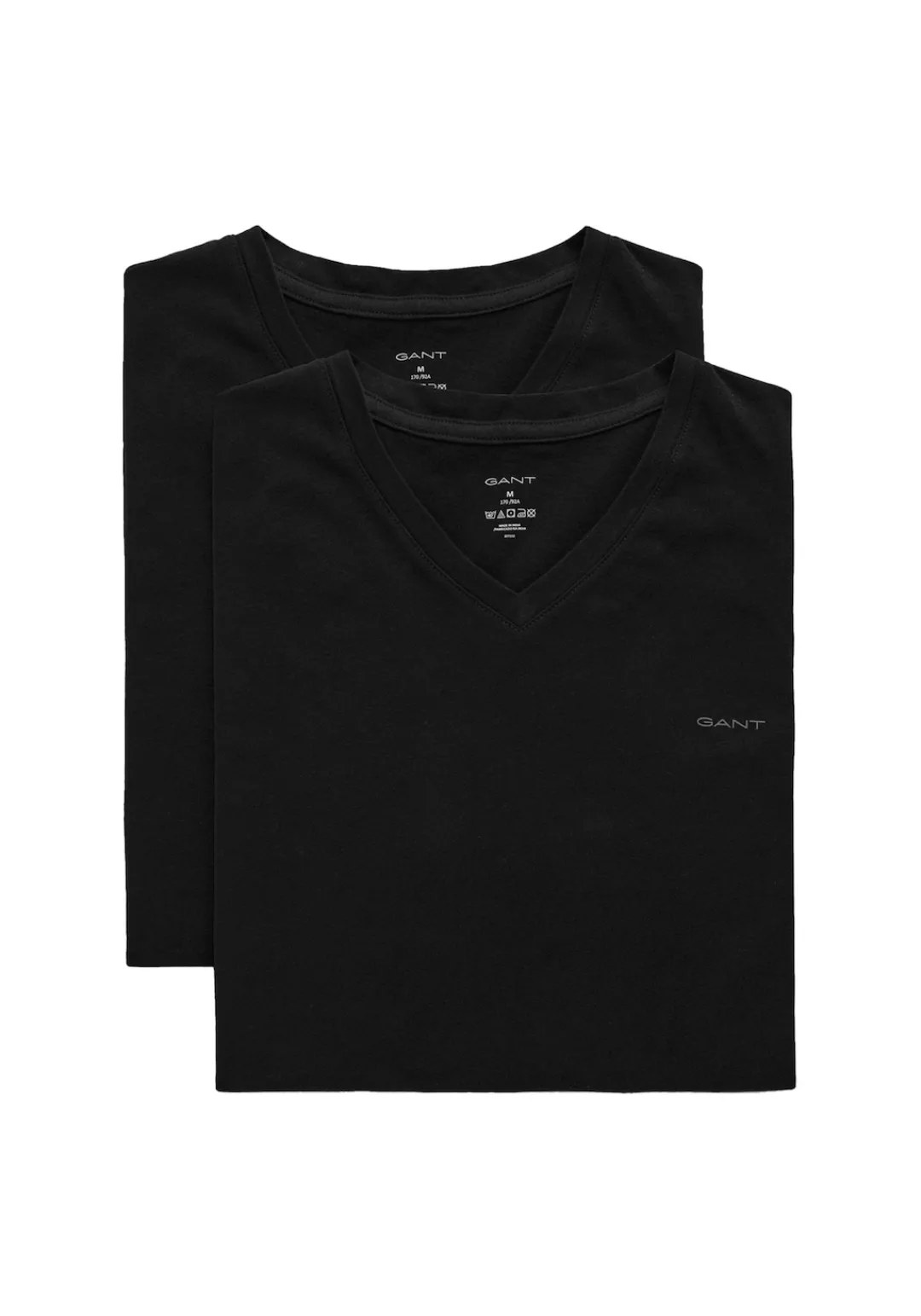 Gant Kurzarmshirt "V-NECK T-SHIRT 2-PACK", Mit V-Ausschnitt günstig online kaufen