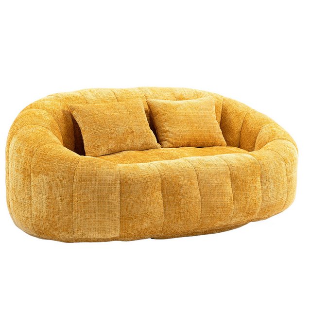 Yorbay Sofa Lazy Sofa - Bean Bag Sofa, mit Memory-Schaum und Chenille-Stoff günstig online kaufen