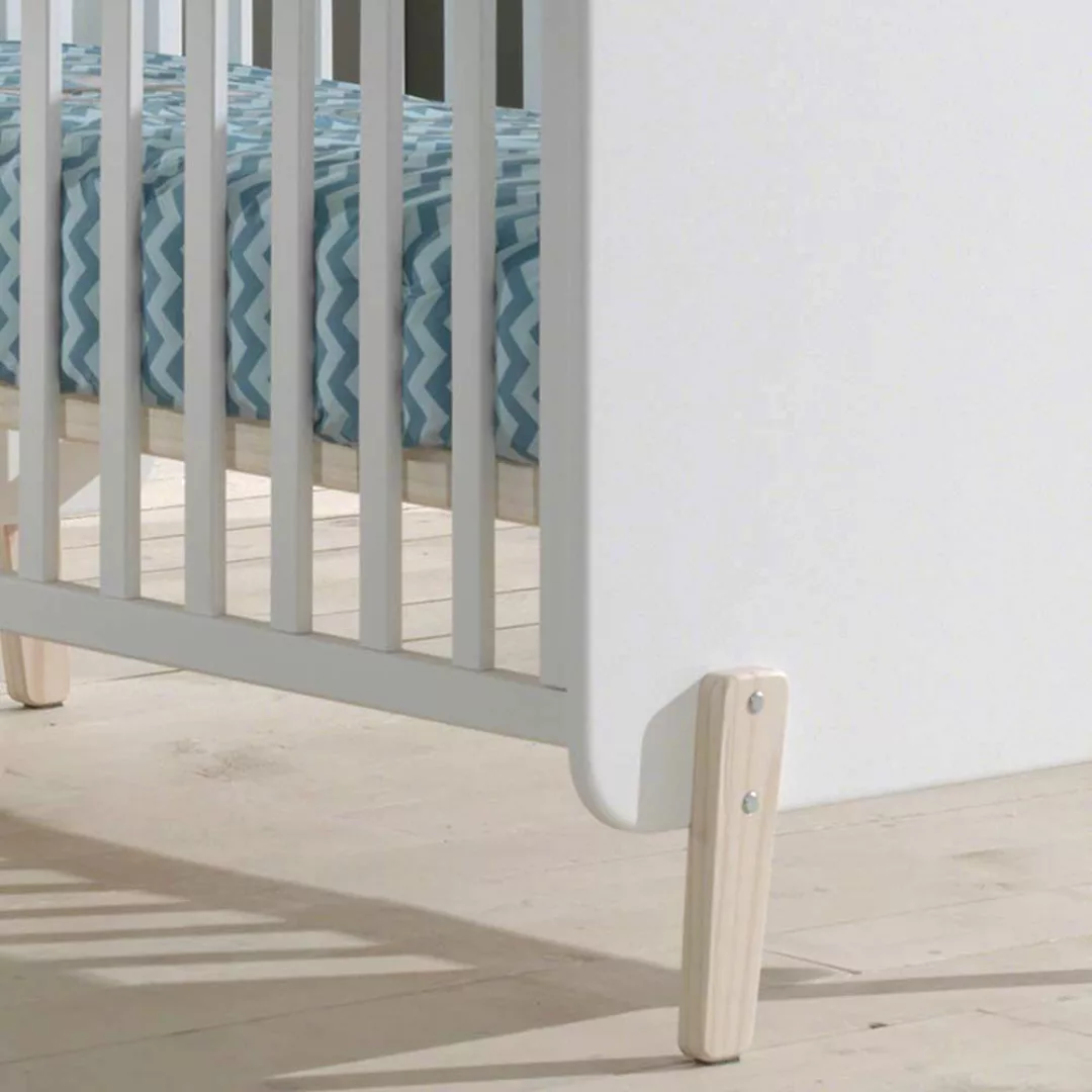 Babybett in Weiß 60x120 cm günstig online kaufen