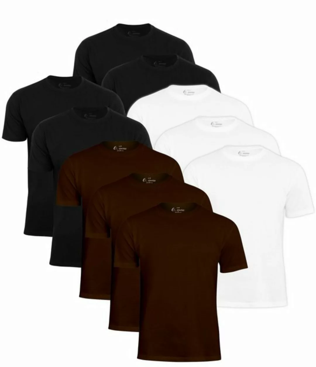 Cotton Prime® T-Shirt O-Neck - Tee (10-tlg) in trageangenehmer Baumwollqual günstig online kaufen