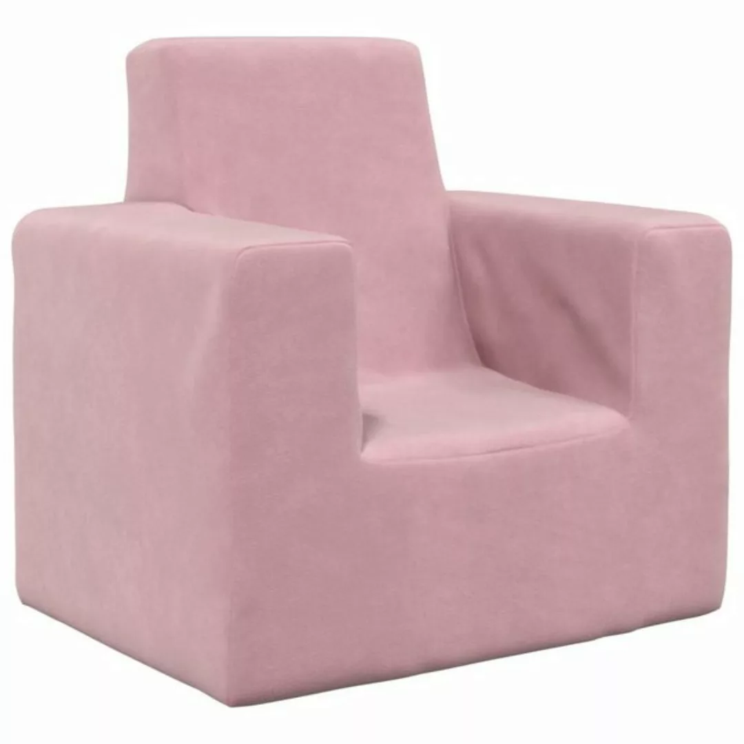 furnicato Kindersofa Rosa Weich Plüsch günstig online kaufen