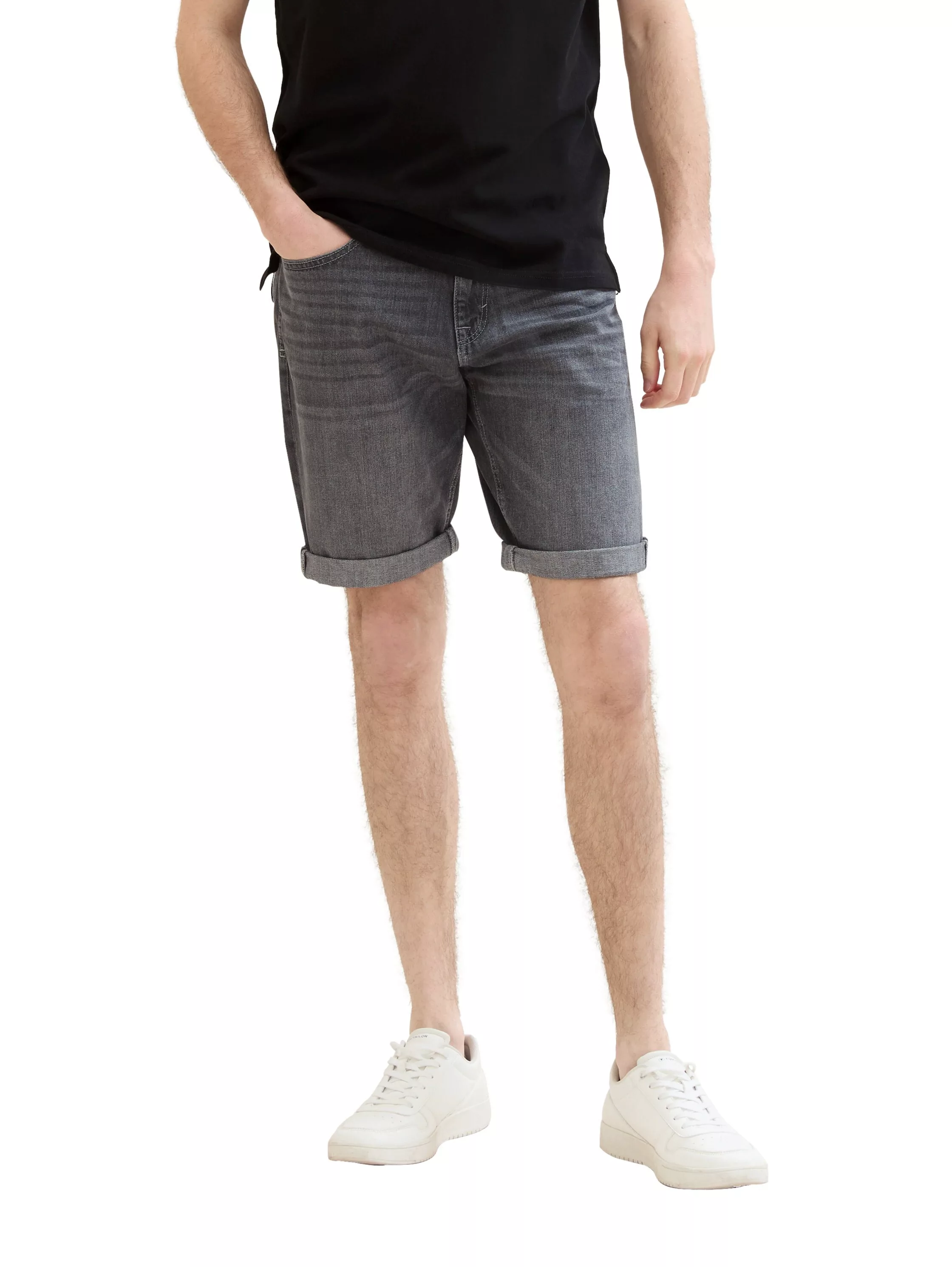 TOM TAILOR Jeansbermudas JOSH mit Markenlabel günstig online kaufen