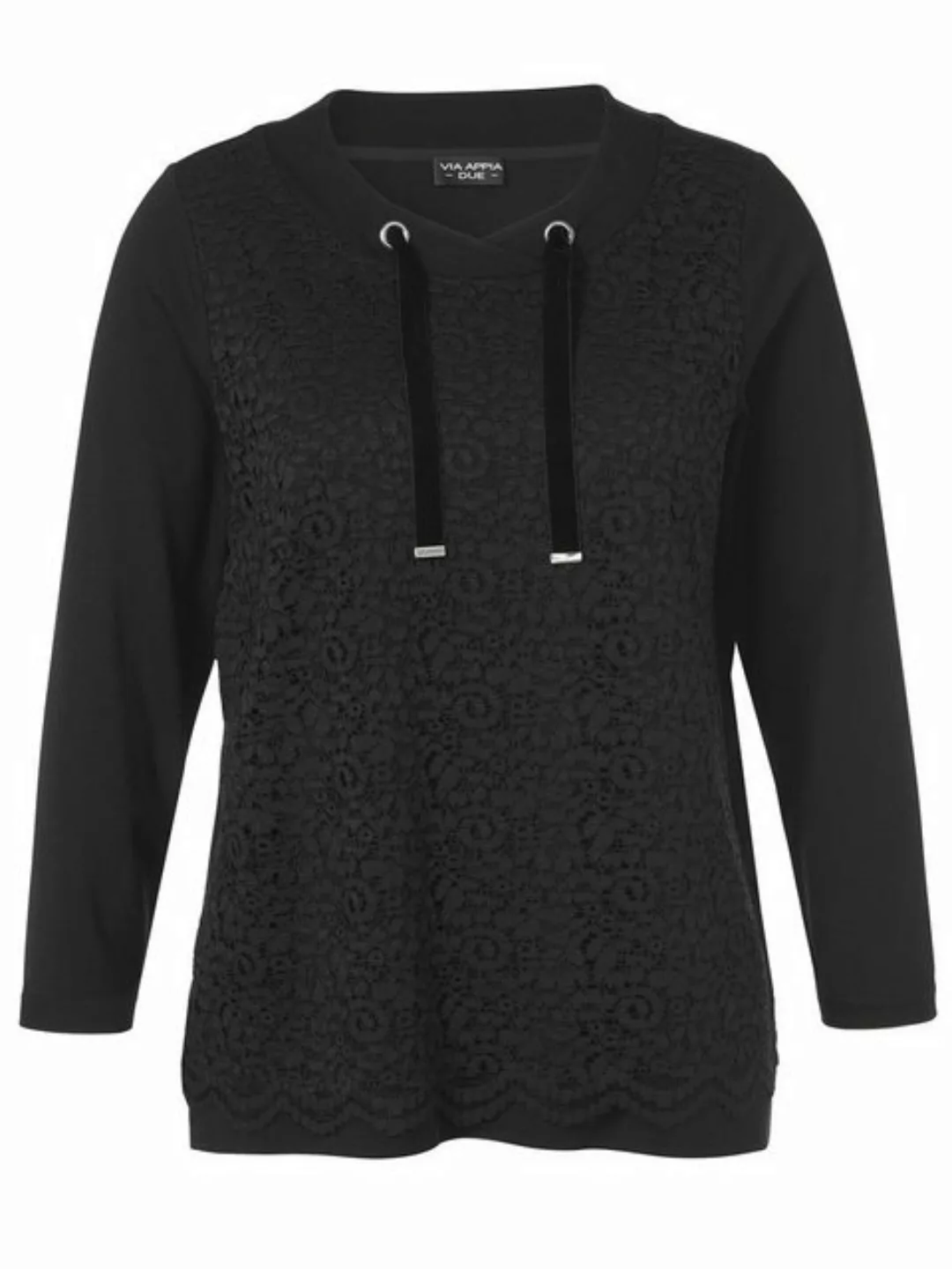 VIA APPIA DUE Sweatshirt mit unifarbenem Design günstig online kaufen