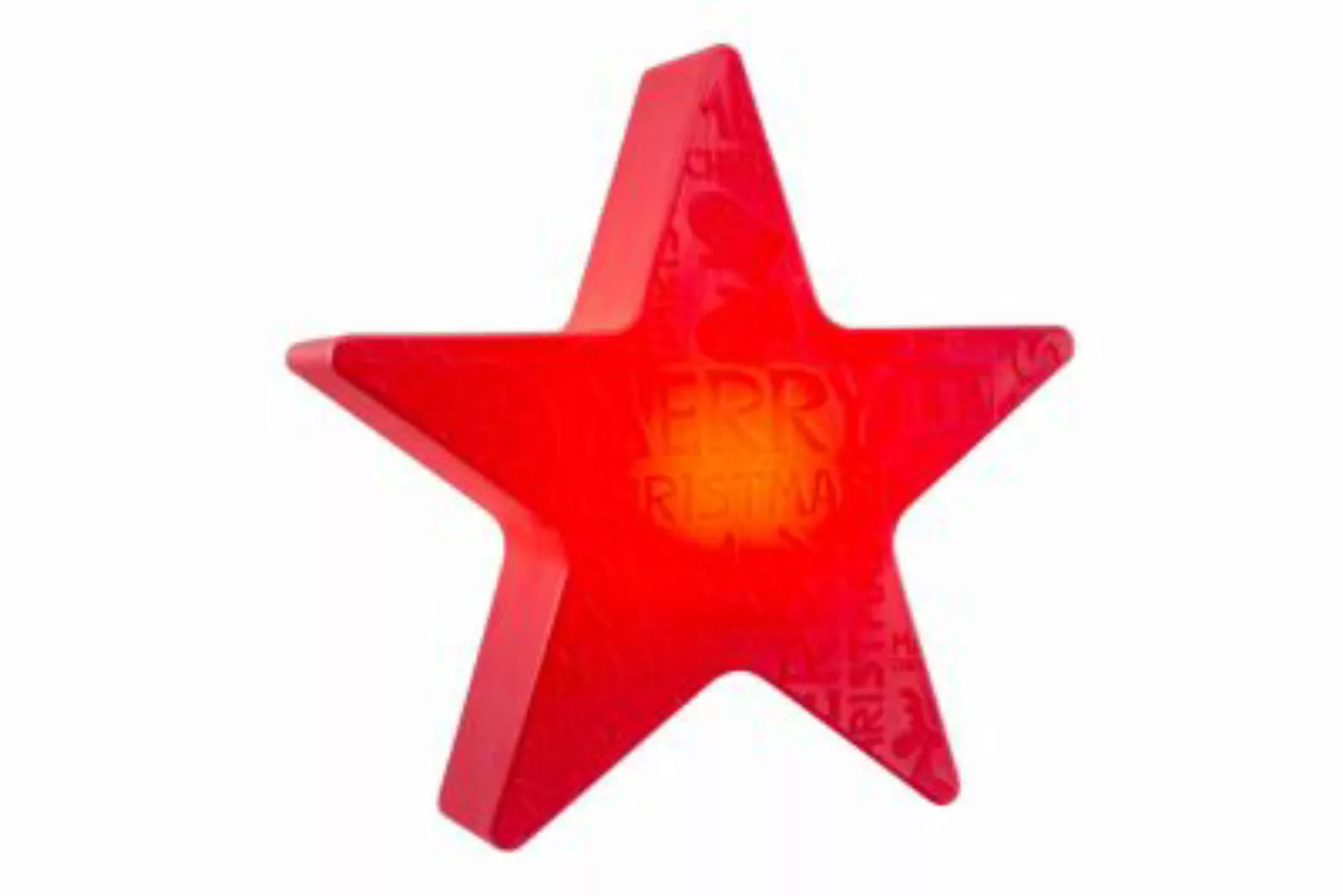 8 seasons design Shining Star 'Merry Christmas' (Red) Gartenleuchte rot günstig online kaufen