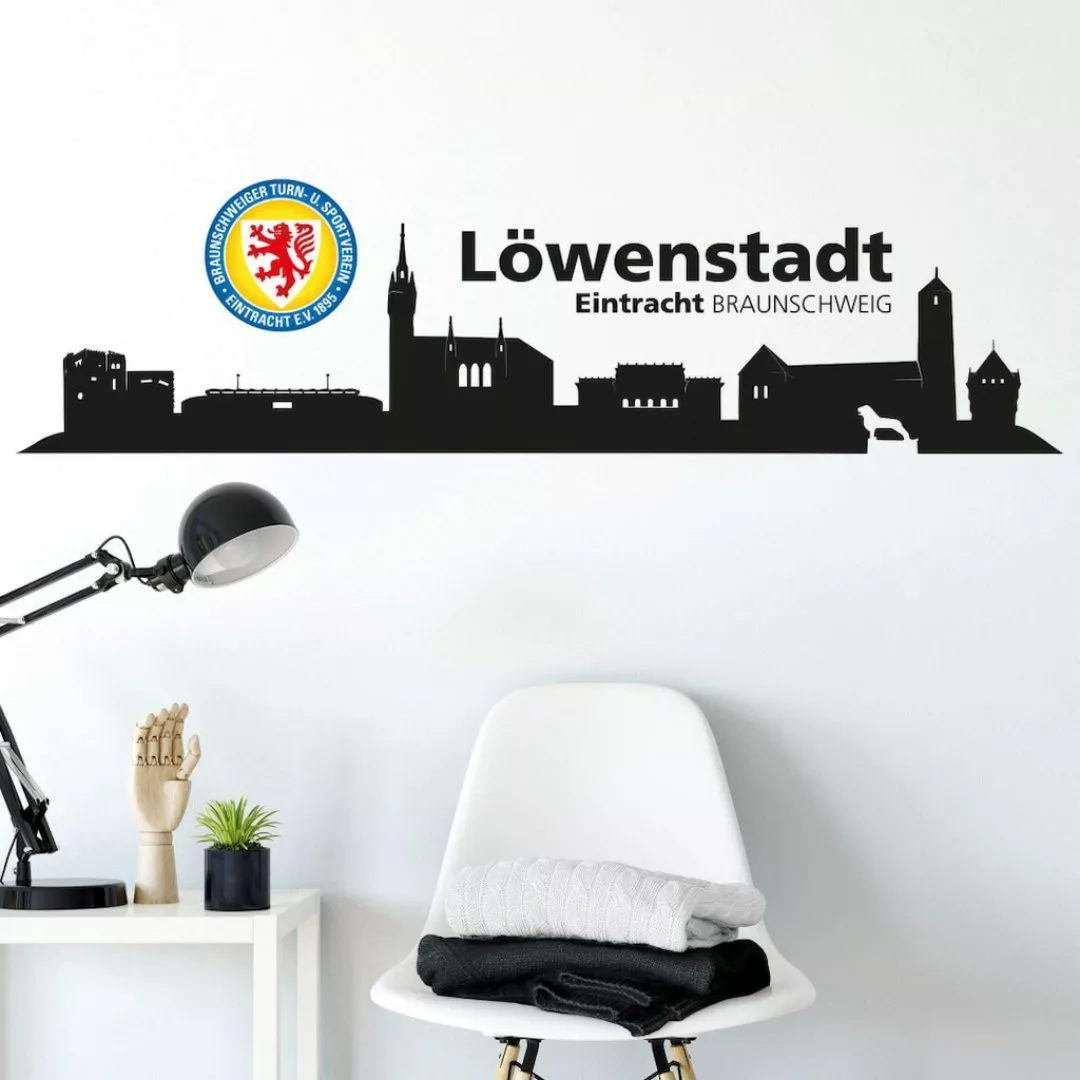 Wall-Art Wandtattoo »Eintracht Braunschweig Skyline«, (1 St.), selbstkleben günstig online kaufen