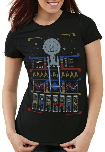 style3 T-Shirt NCC-70-D star Ugly Sweater enterprise trek trekkie xmas weih günstig online kaufen