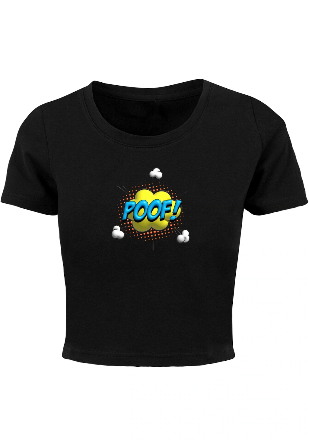 Merchcode T-Shirt "Merchcode Damen Ladies POOF Comic Cropped Tee" günstig online kaufen