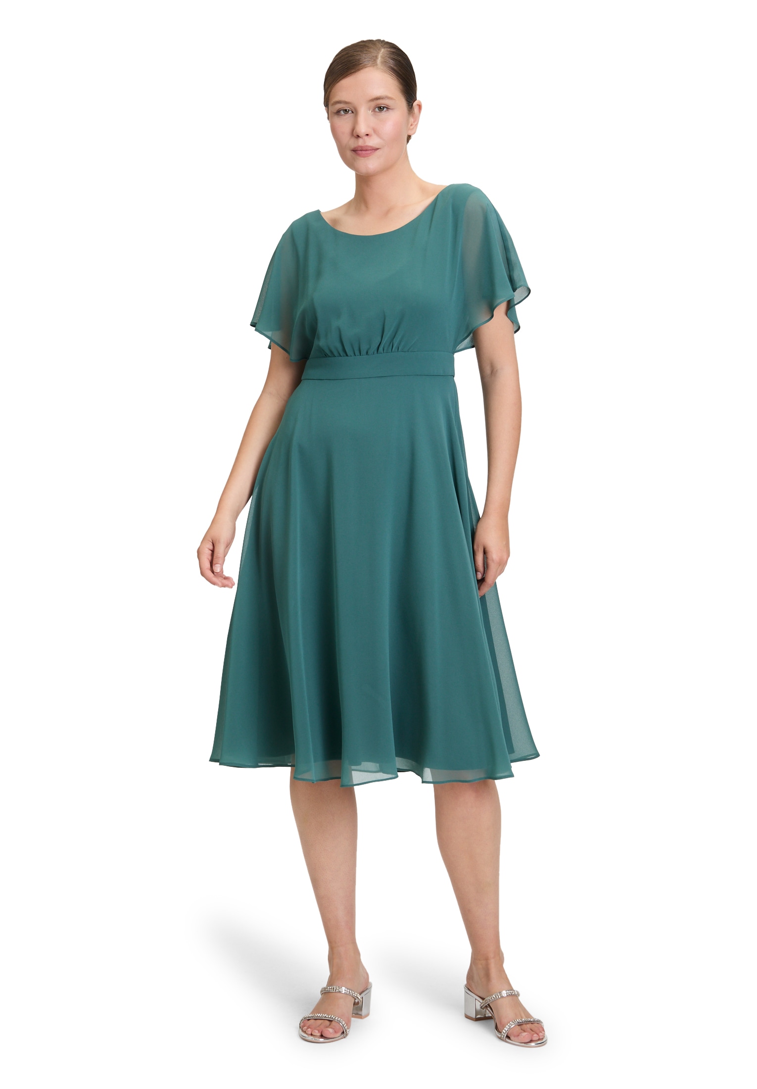 Vera Mont Cocktailkleid "Vera Mont Damen Cocktailkleid kurzarm", Raffung günstig online kaufen