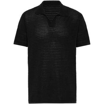 Antioch  T-Shirts & Poloshirts Luciano Turndown Collar Linen Blend Knitted günstig online kaufen