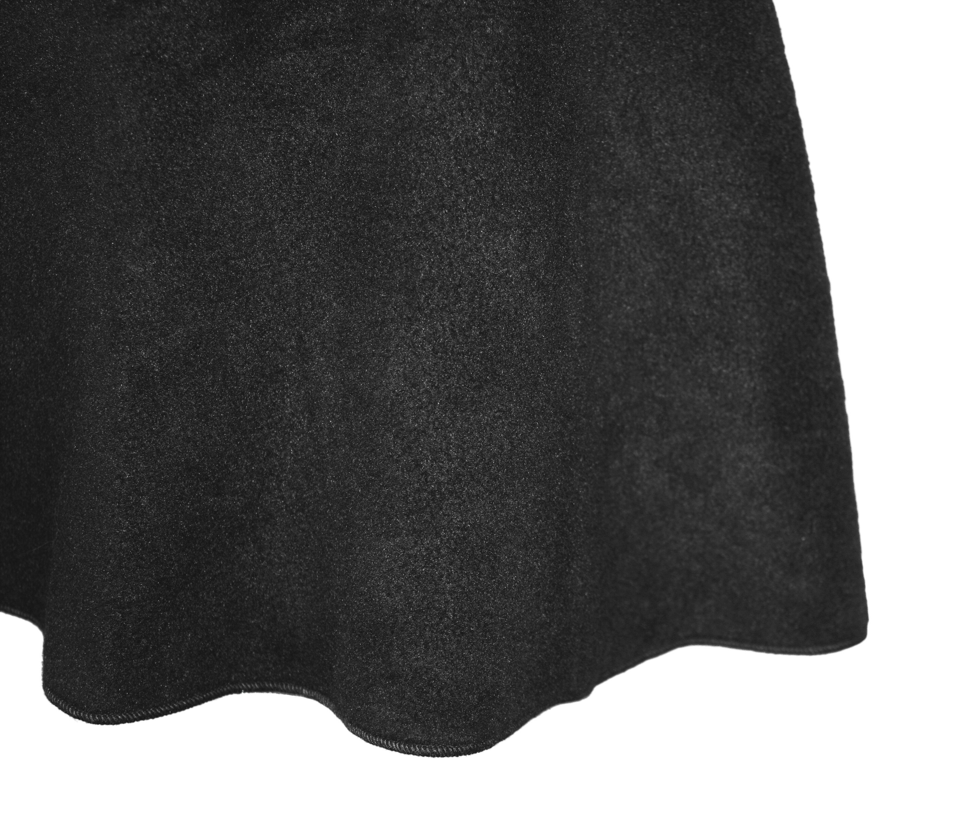 dunkle design A-Linien-Rock Fleece 57cm elastischer günstig online kaufen