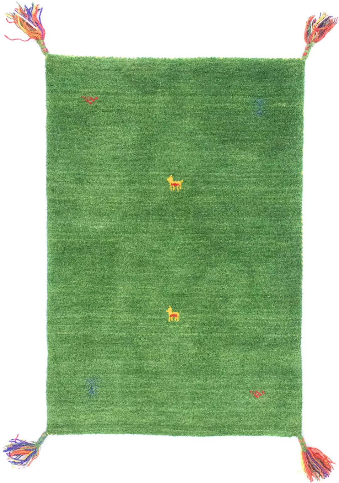 morgenland Wollteppich »Gabbeh Teppich Agra«, rechteckig, Kurzflor günstig online kaufen