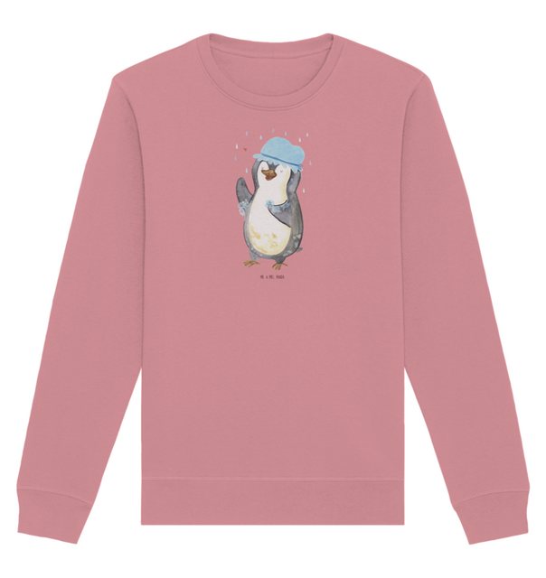 Mr. & Mrs. Panda Longpullover Größe S Pinguin Duschen - Canyon Pink - Gesch günstig online kaufen