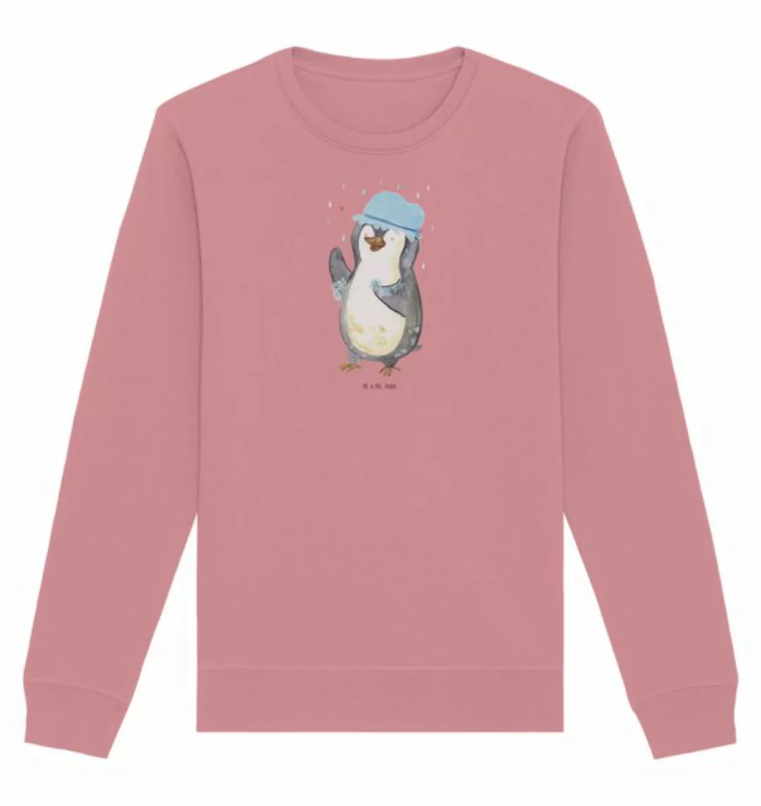 Mr. & Mrs. Panda Longpullover Größe S Pinguin Duschen - Canyon Pink - Gesch günstig online kaufen