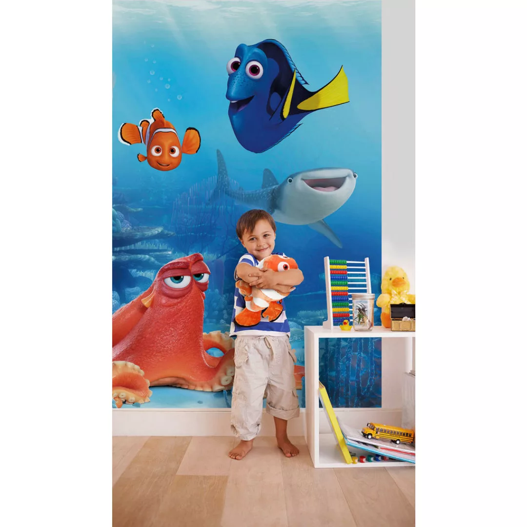 Komar Fototapete Dory and Friends 4-446 blau B/H: ca. 184x254 cm günstig online kaufen