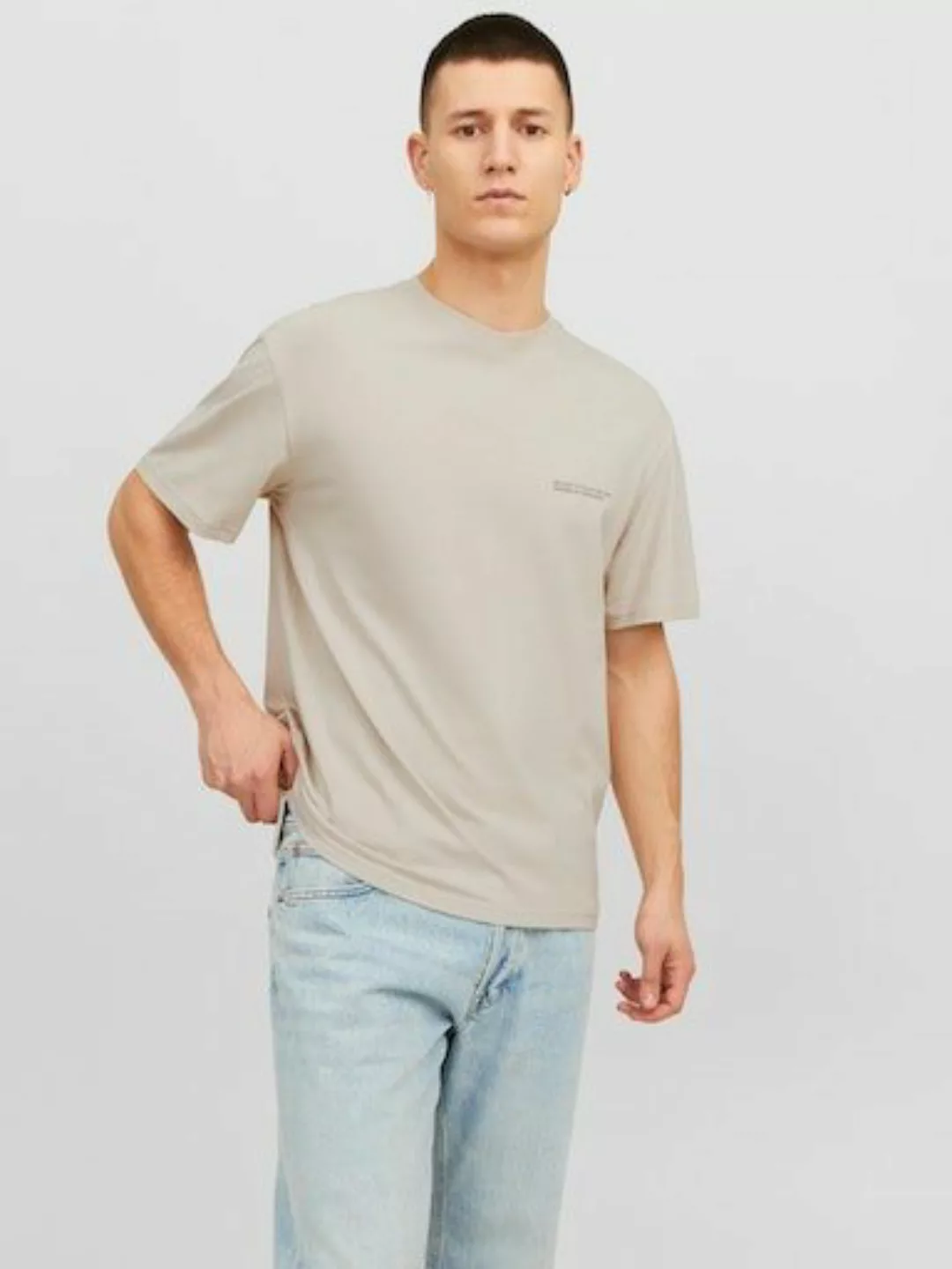 Jack & Jones Rundhalsshirt JORVESTERBRO BACK TEE SS CREW NECK SN günstig online kaufen