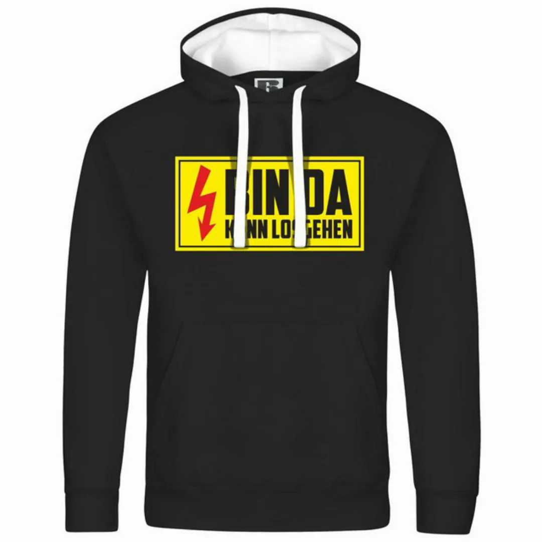 deinshirt Kapuzenpullover Herren Kapuzenpullover Bin da kann losgehen Mit P günstig online kaufen