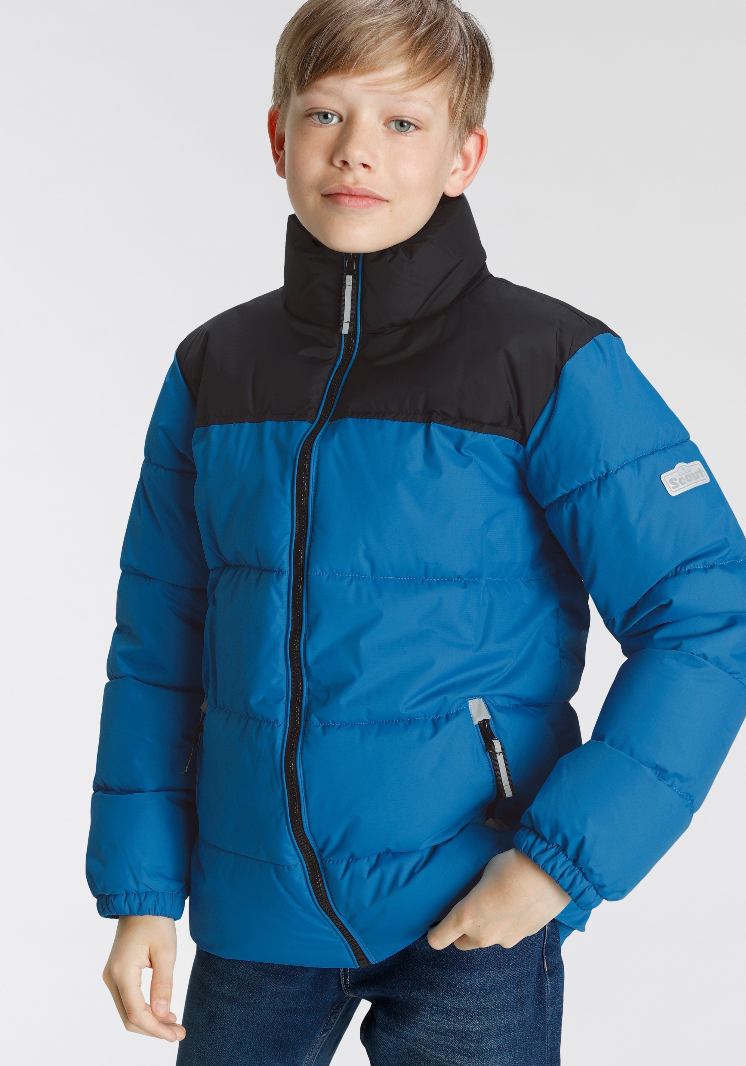 Scout Steppjacke PUFFER mit Color-Blocking günstig online kaufen