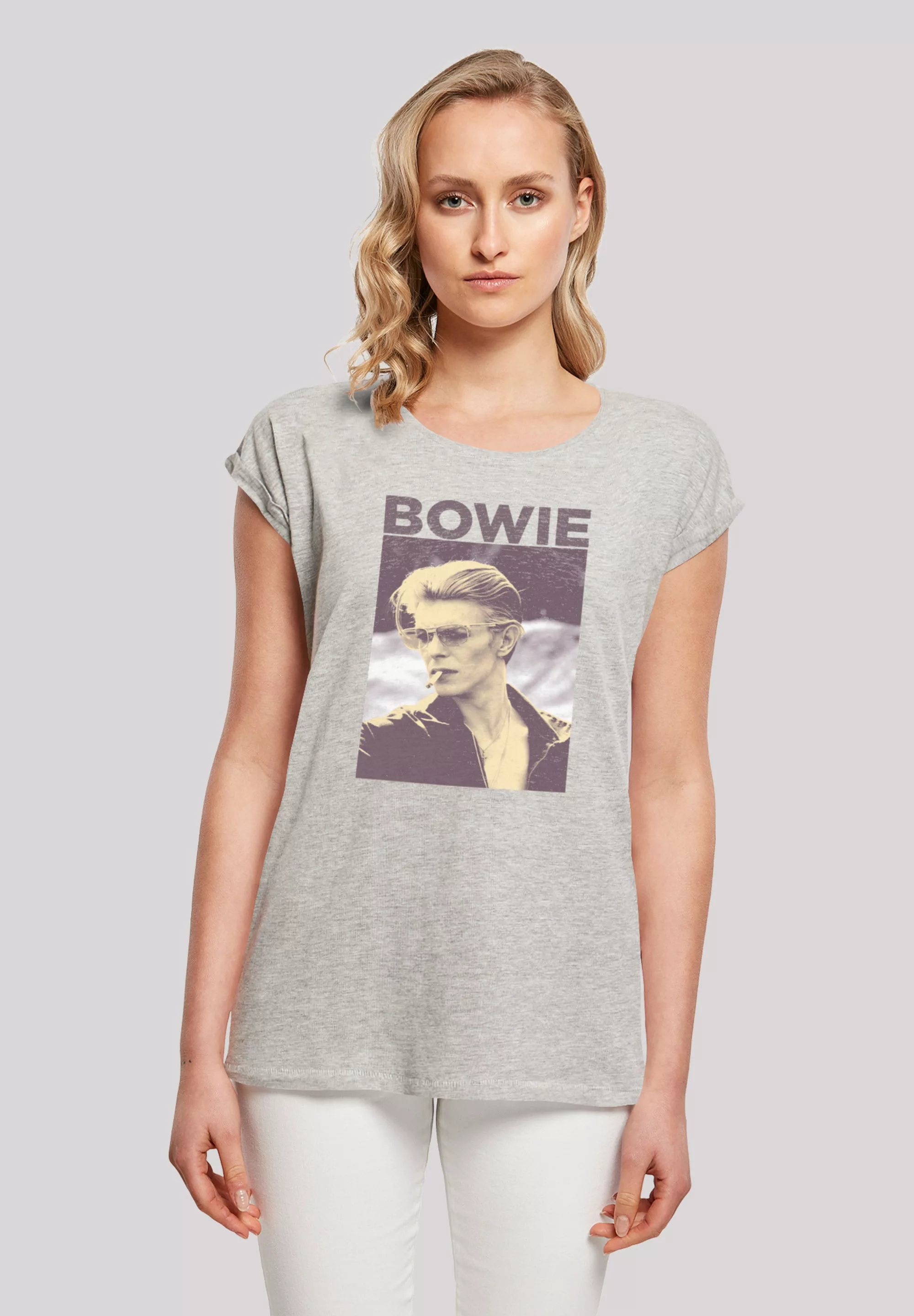 F4NT4STIC T-Shirt "David Bowie Smoking Photograph" günstig online kaufen