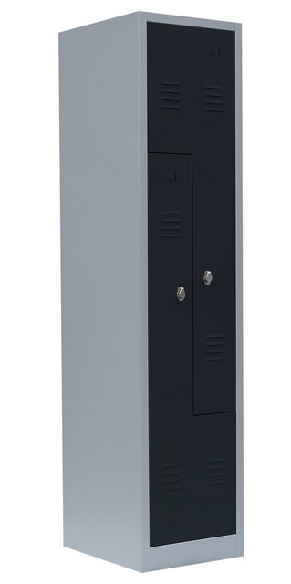 Steelboxx Spind 2er Z-Spind Umkleideschrank Stahl Kleiderspind 180x41,5x50c günstig online kaufen