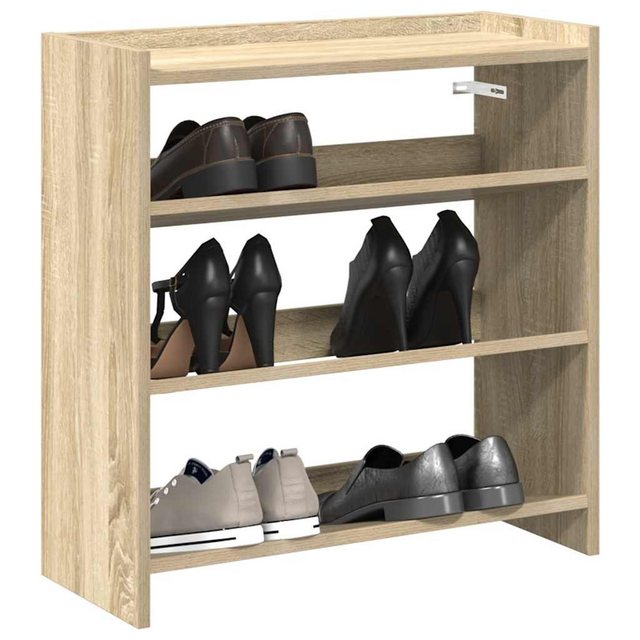 vidaXL Schuhschrank Schuhregal Sonoma-Eiche 60x25x62 cm Holzwerkstoff günstig online kaufen