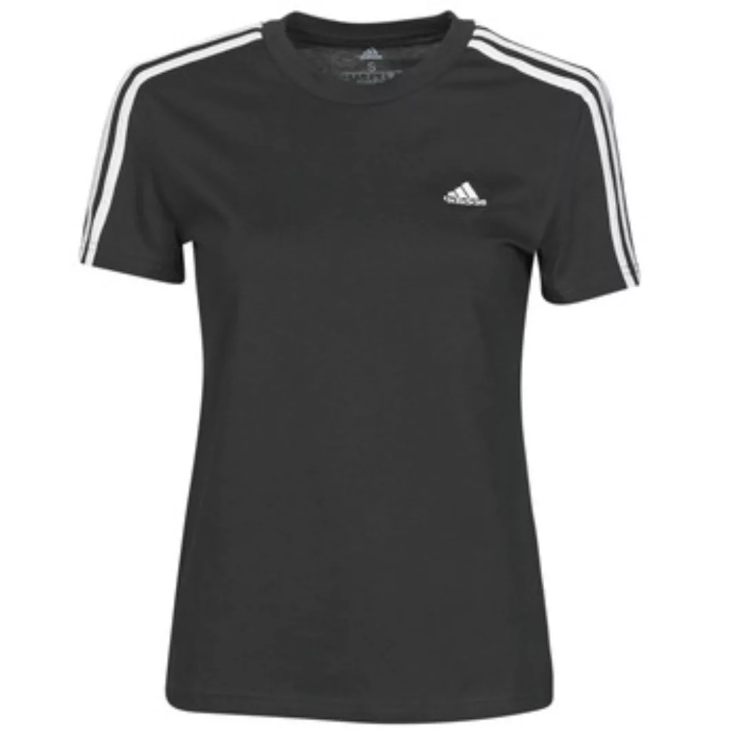 adidas Sportswear T-Shirt "LOUNGEWEAR ESSENTIALS SLIM 3-STREIFEN" günstig online kaufen