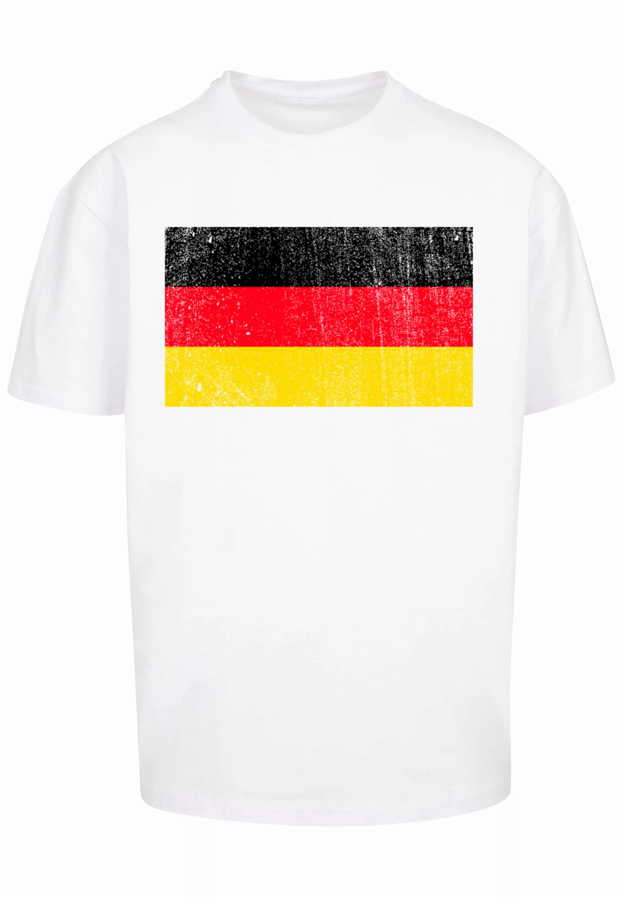 F4NT4STIC T-Shirt "Germany Deutschland Flagge distressed", Print günstig online kaufen