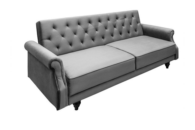 riess-ambiente Sofa MAISON BELLE AFFAIRE 220cm grau, 1 Teile, mit Bettfunkt günstig online kaufen