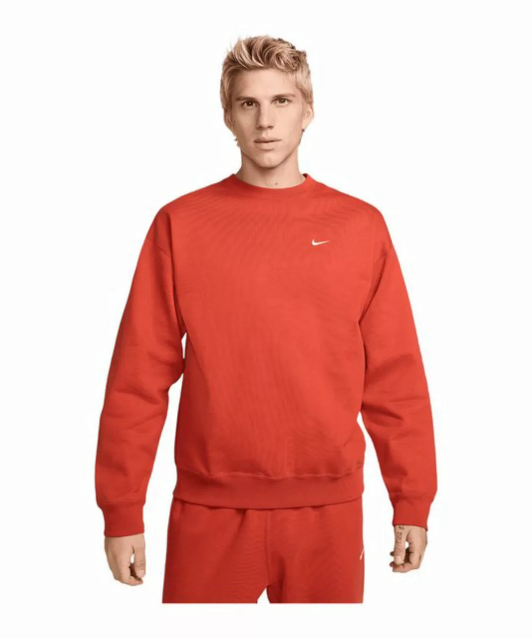 Nike Sweater Fleece Solo Swoosh Crew Sweatshirt günstig online kaufen