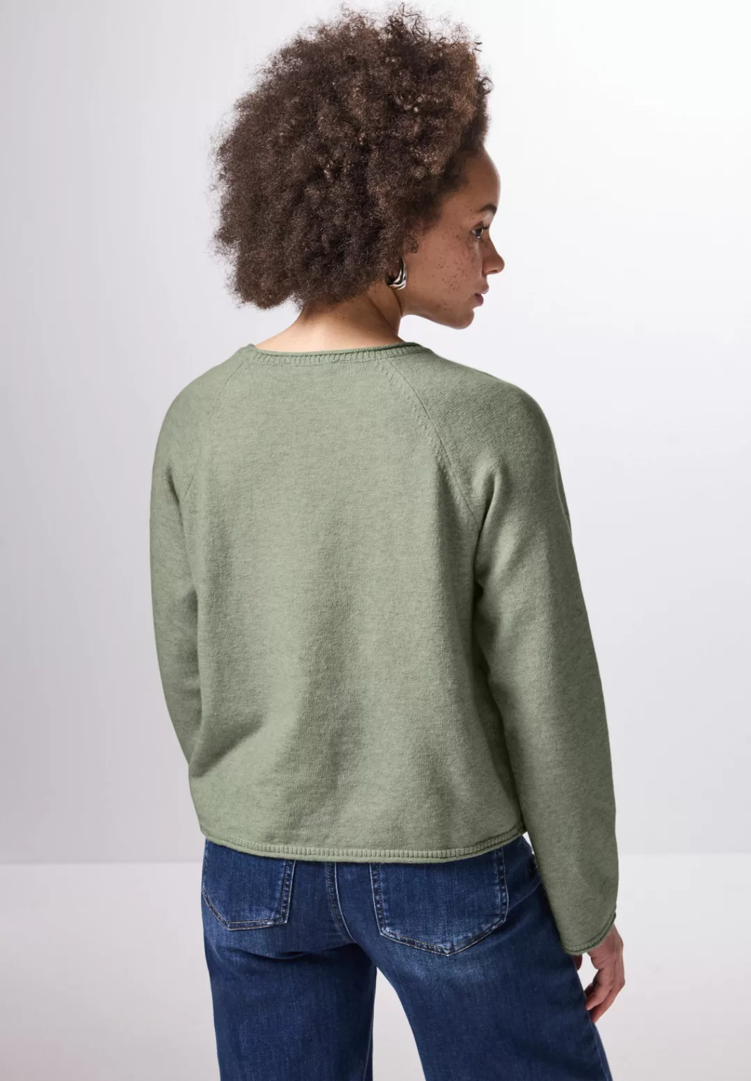 STREET ONE STUDIO Strickpullover, aus softem Materialmix günstig online kaufen