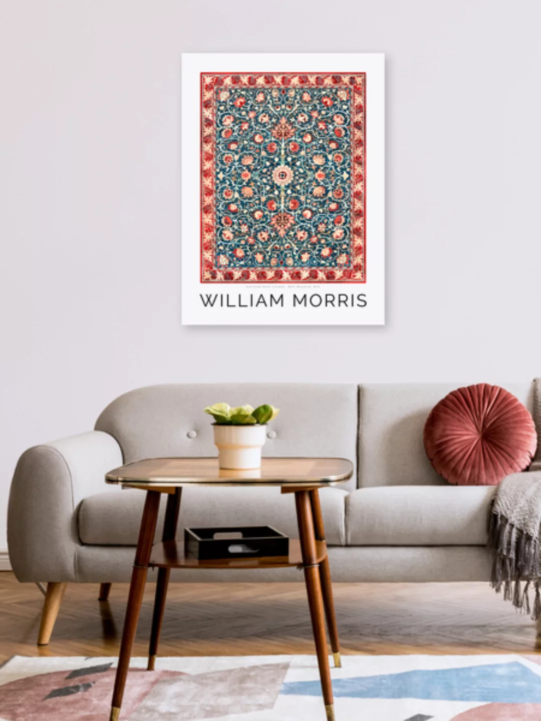 Poster / Leinwandbild - Carpet Pattern Von William Morris günstig online kaufen